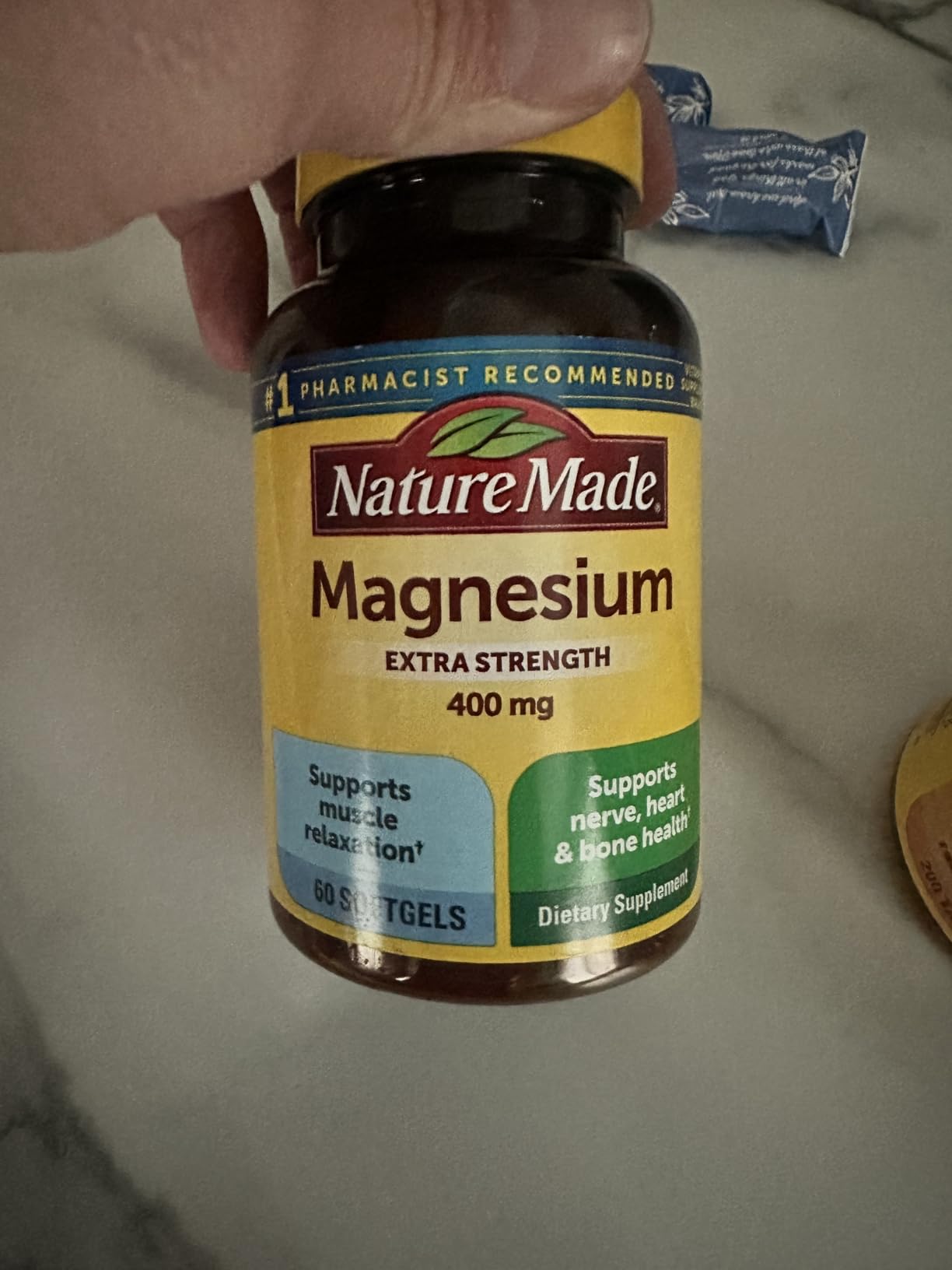Nature Made Magnesium Oxide Extra Strength 400 mg, 110 Softgels customer photo 2