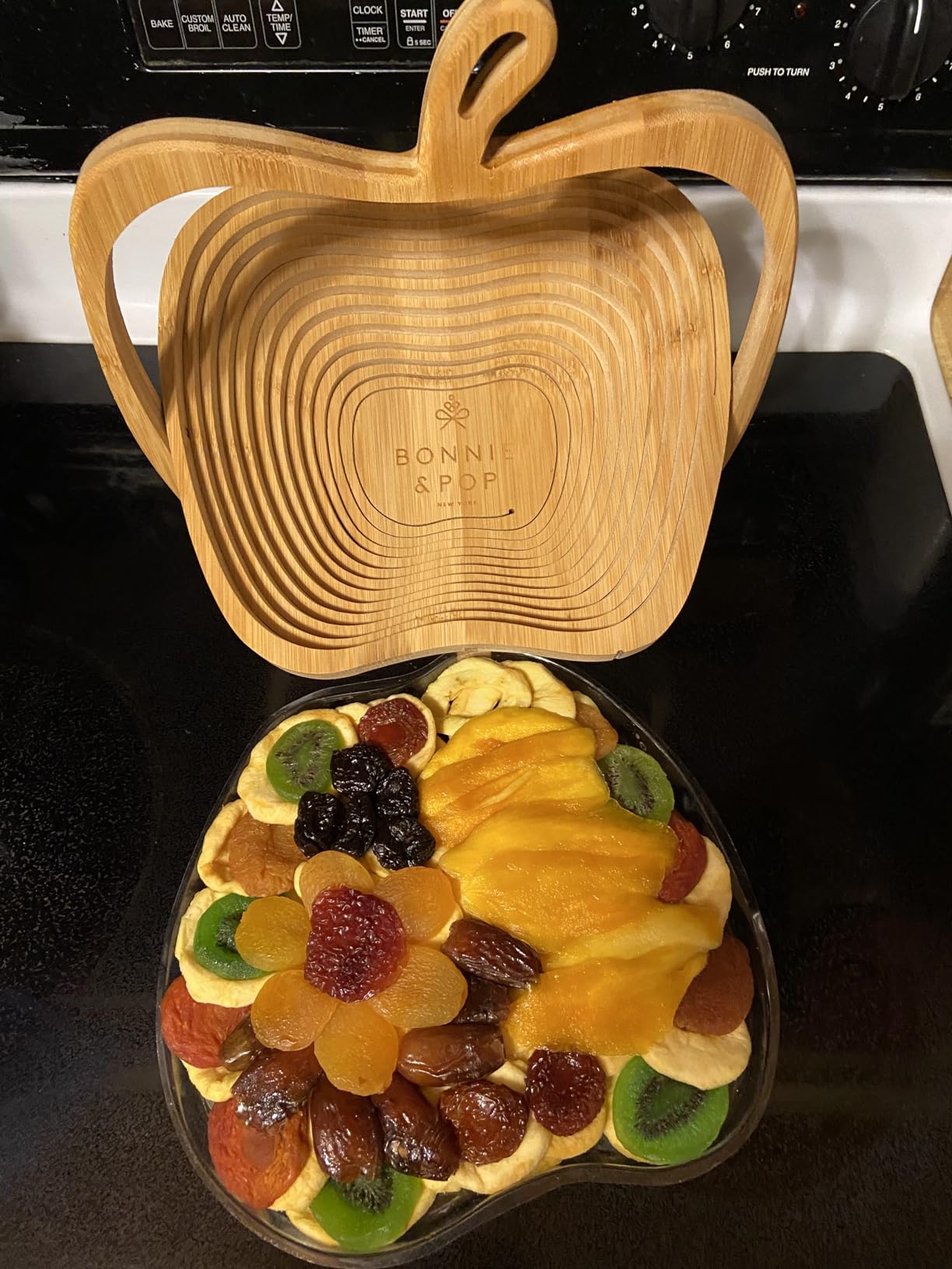 Dried Fruit Gift Basket - Healthy Gourmet Snack Box - Holiday Food Tray - Variety Snacks - Easter, Birthday, Sympathy, Mom, Dad, Corporate Tray - Bonnie & Pop customer photo 2