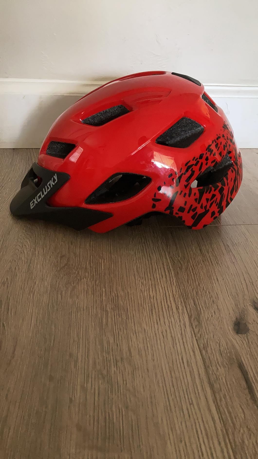 Kids Helmet, Exclusky Kids Bike Helmet Adjustable Safety Lightweight Children Bicycle Helmet for Kids Skating Cycling Scooter Boys and Girls Bicycle Helmets Ages 5-8-14 customer photo 2