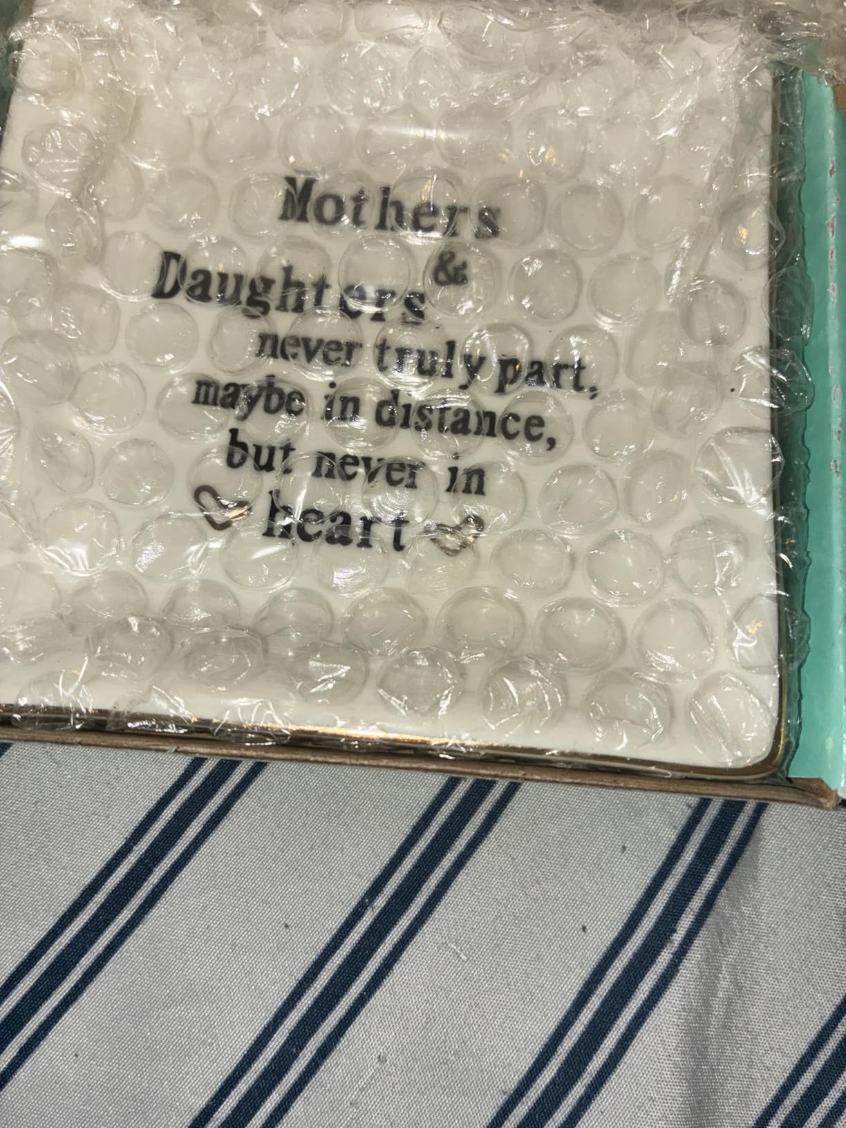 HOME SMILE Ceramic Ring Dish Jewelry Tray-Mom Gifts, Remember I Love You Mom - Mother's Day Birthday Gifts for Mom customer photo 2