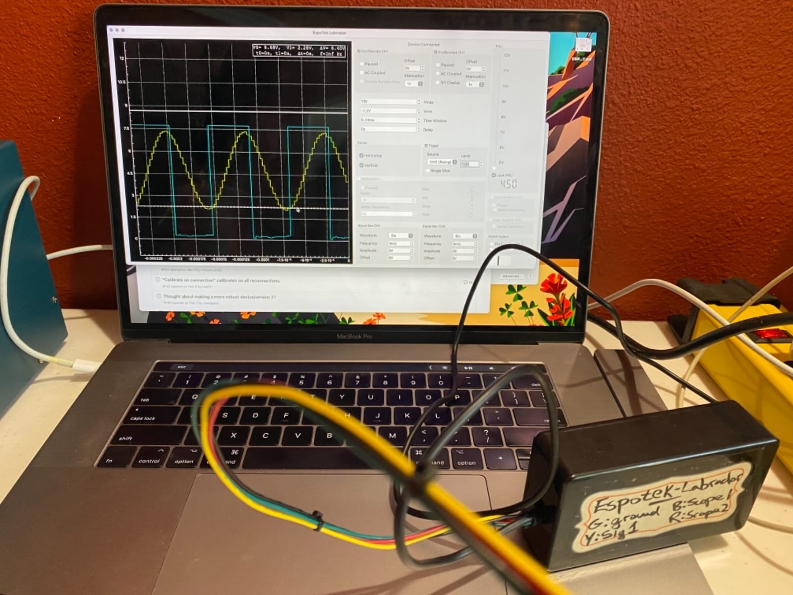 EspoTek Labrador: Easy-to-Use, Open-Source, All-in-One USB Oscilloscope, Signal Generator, Power Supply, Logic Analyzer, Multimeter for Windows, Mac, Linux, Android, Raspberry Pi customer photo 1