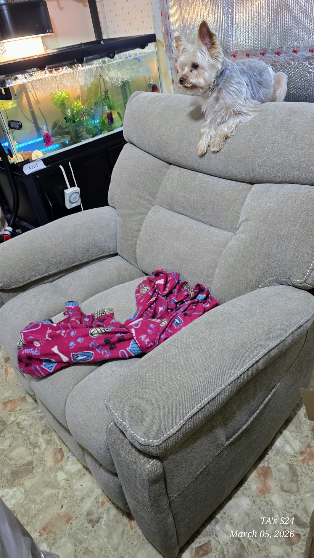 CANMOV Power Lift Electric Recliner Chair for Elderly- Heavy Duty and Safety Motion Reclining Mechanism-Antiskid Fabric Sofa for Living Room, Chocolate customer photo 1
