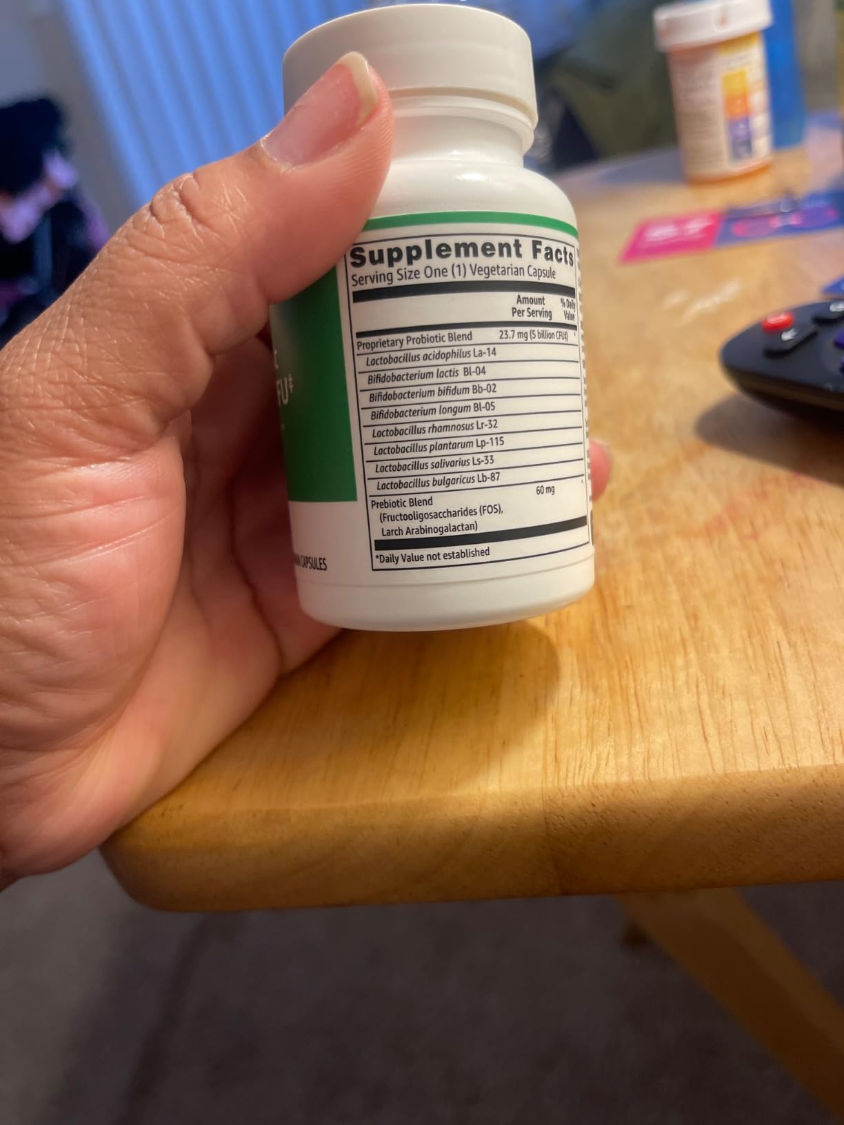 Amazon Basics Probiotic 5 Billion CFU, 8 Probiotic strains with 60 mg Prebiotic Blend, 60 Count Vegetarian Capsules, 2 Month Supply, Supports Healthy Digestion (Previously Solimo), Packaging May Vary customer photo 2