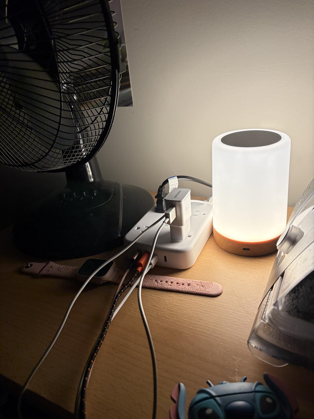 UNIFUN Bedside Touch Lamp Rechargeable Dimmable RGB LED Table Night Light customer photo 1
