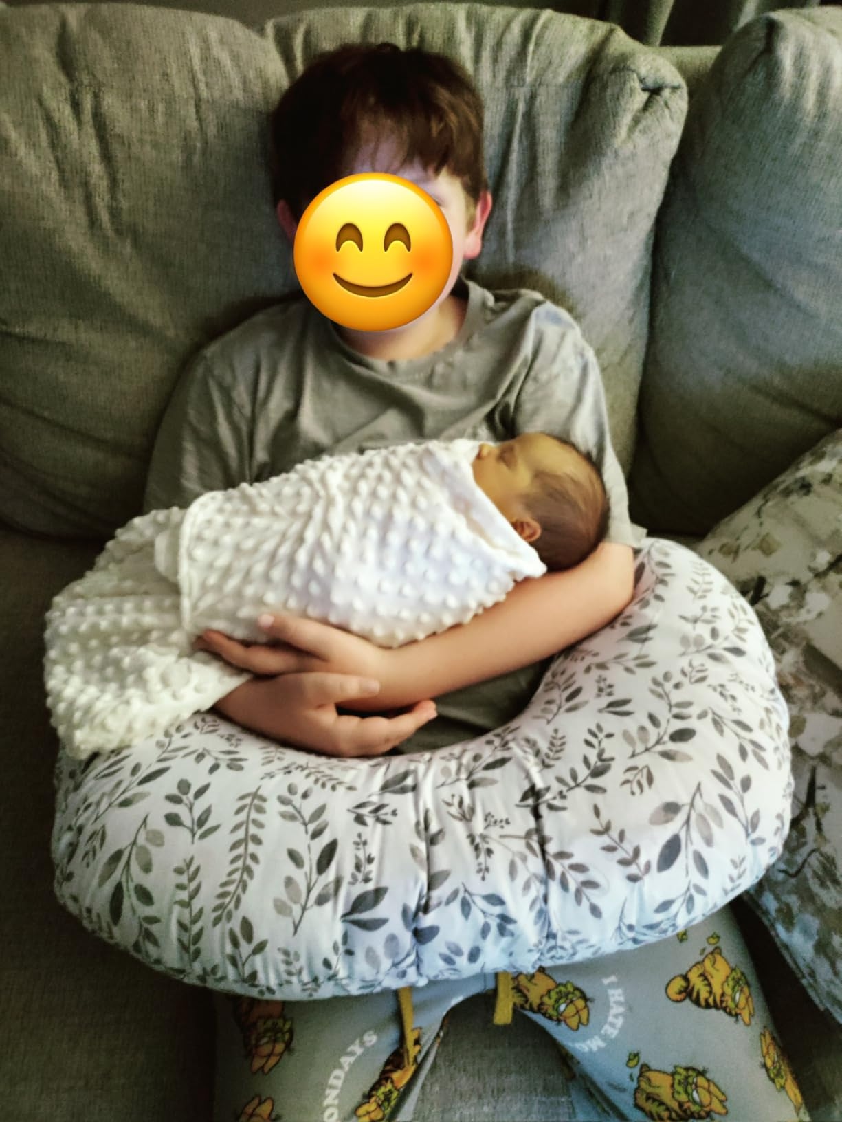 HALO Sleepsack Swaddle, 3-Way Adjustable Swaddle Blanket, TOG 3.0, Velboa Plush Dots, Cream, Newborn, 0-3 Months customer photo 1