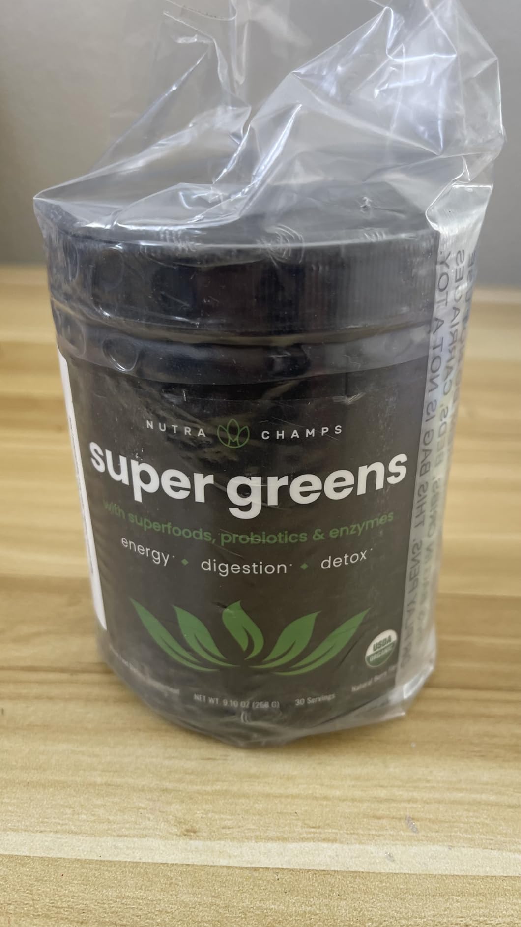 SuperGreens Powder, 40+ Organic Superfoods, Probiotics & Enzymes for Energy, Digestion, Gut Health & Bloating | Organic Fruit & Veggie Drink Mix, Daily Green Juice Smoothie Blend, Spinach, Noni Plus customer photo 1