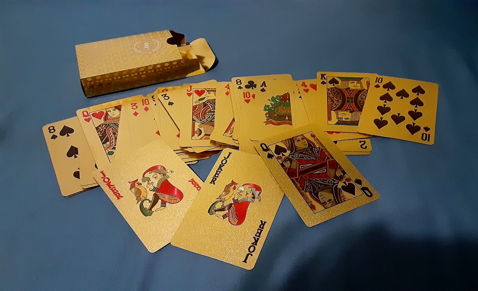 EAY Gold Waterproof Playing Cards - Poker Deck for Parties and Games customer photo 1