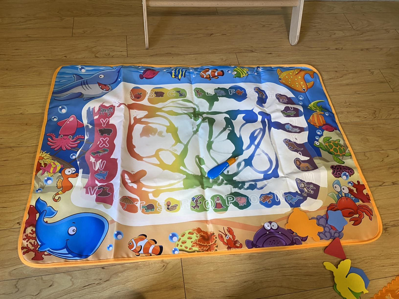 Water Doodle Mat - Kids Color Painting Toy, Gift Set for Toddlers 2-7 customer photo 2