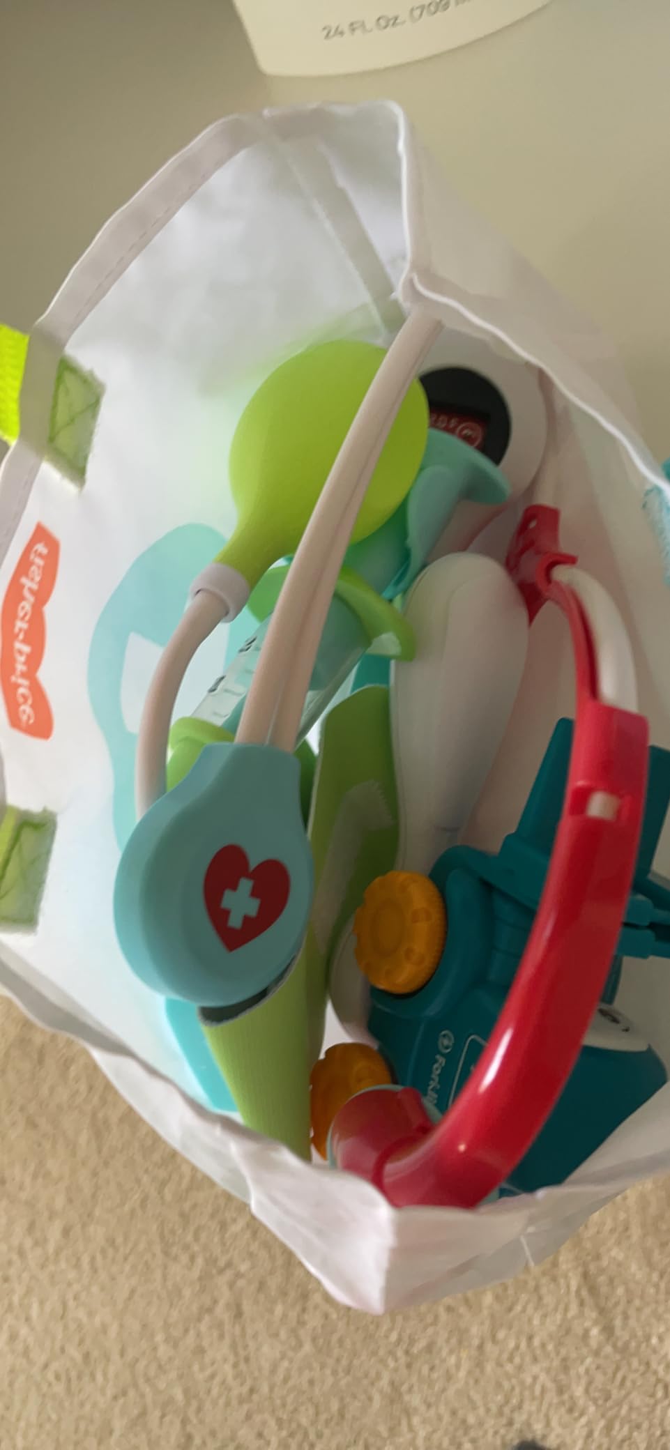 Fisher-Price Doctor Playset Medical Kit 7-Piece Toy for Dress Up and Preschool Pretend Play Ages 3+ Years customer photo 2