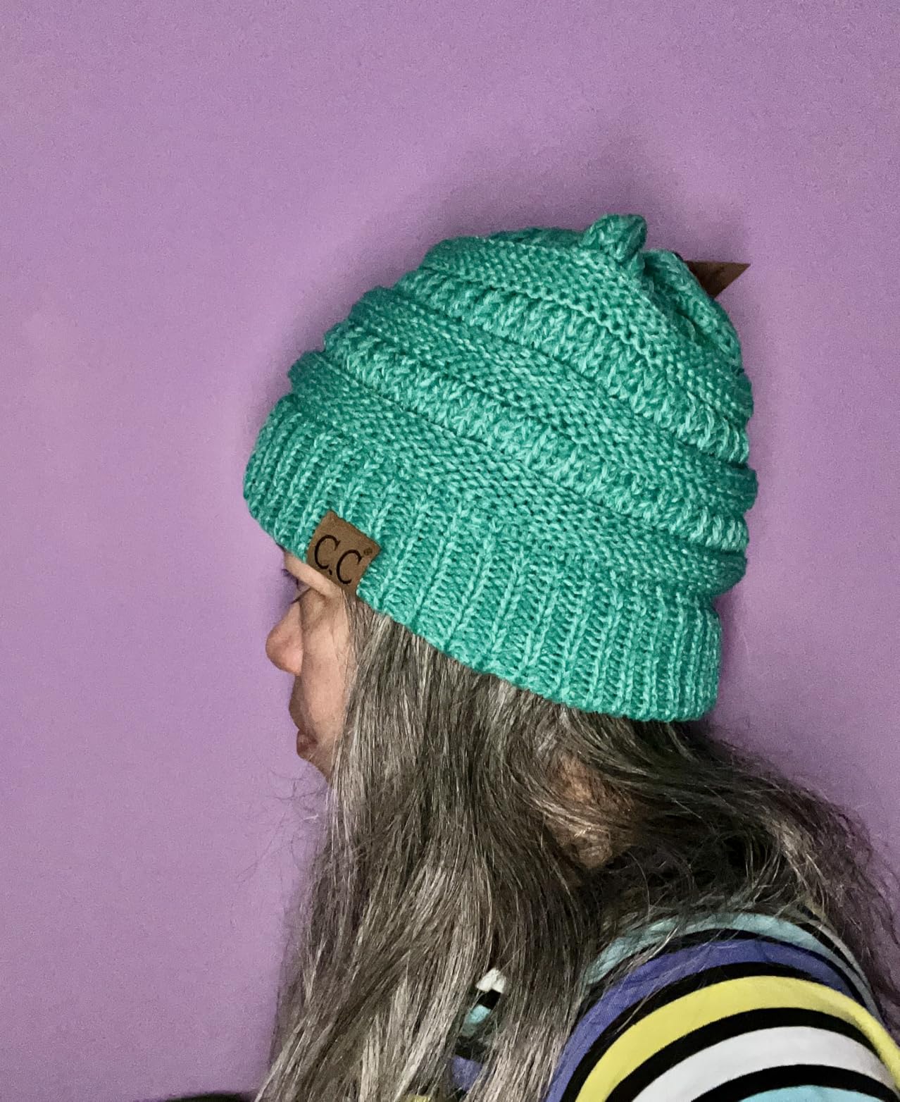 C.C Exclusives Cable Knit Beanie - Thick, Soft & Warm Chunky Beanie Hats customer photo 1