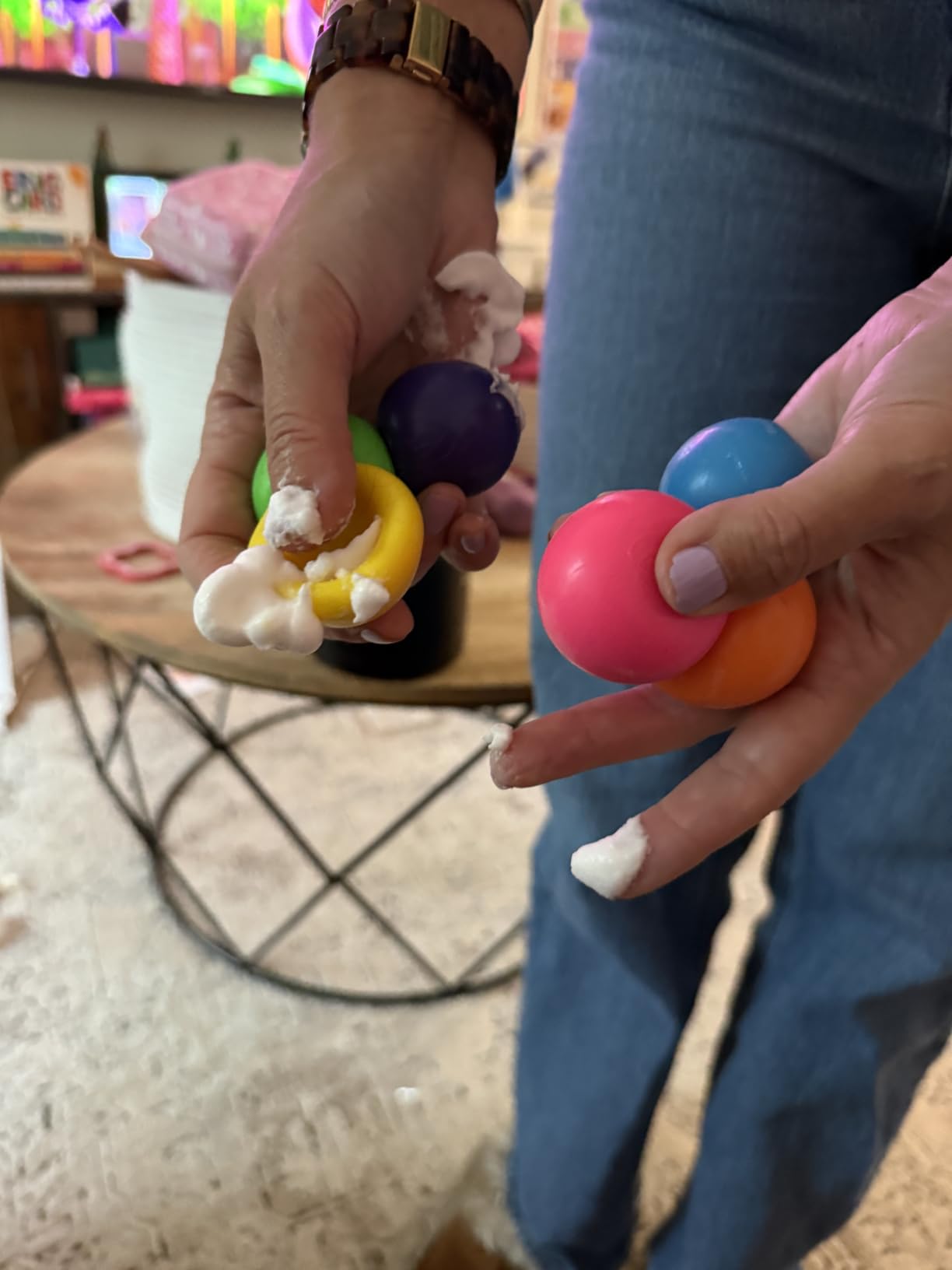 Crayola Globbles Fidget Toy (6ct), Sticky Stress Ball for Adults & Kids, Squishy Balls, Calming Sensory Gifts for Stress Relief customer photo 1