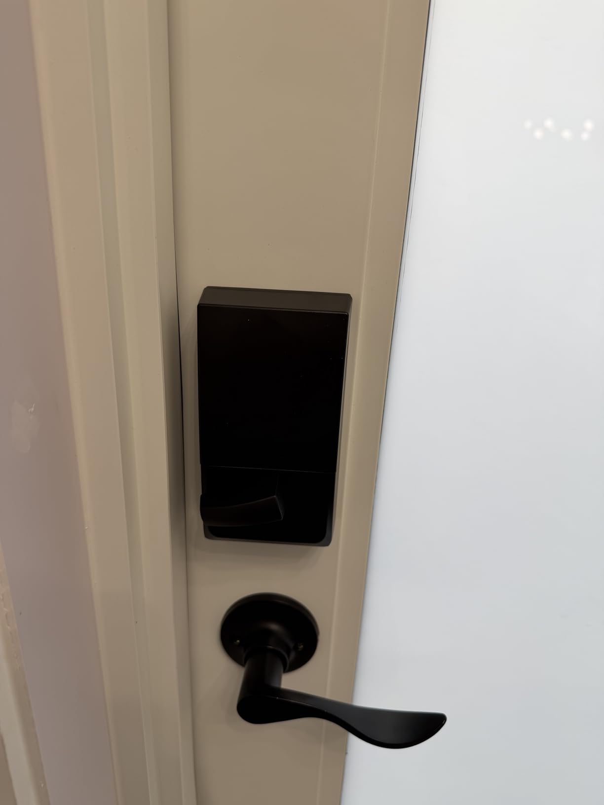 Schlage Encode Smart WiFi Deadbolt Lock with Century Trim, Satin Nickel customer photo 1