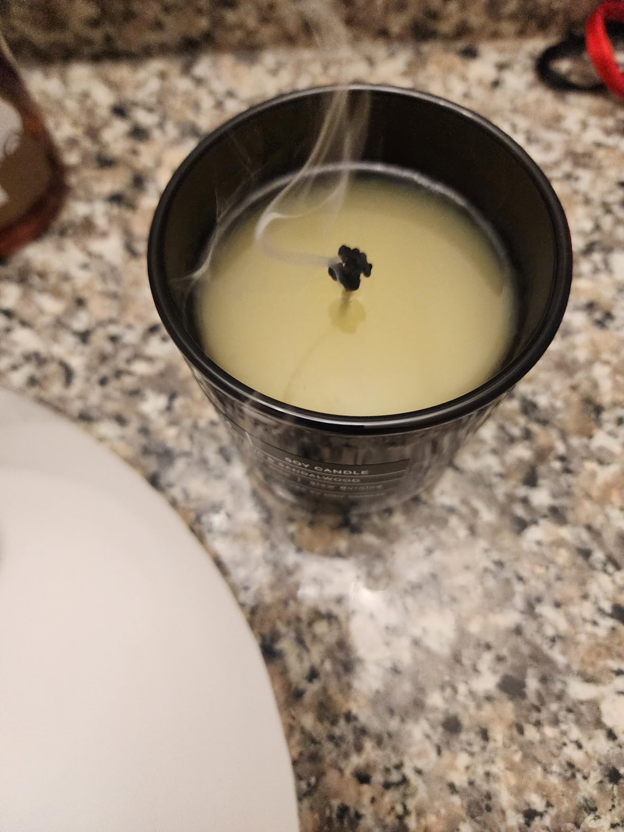 Lulu Candles Jasmine, Oud & Sandalwood Scented Soy Blend Jar Candle, 9 Oz. customer photo 1