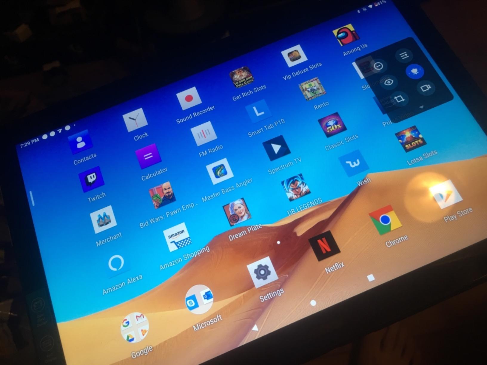 Lenovo Smart Tab P10 10.1” Android Tablet, Alexa-Enabled Smart Device with Fingerprint Sensor and Smart Dock Featuring 4 Dolby Atmos Speakers - 64GB Storage with Alexa Enabled Charging Dock Included customer photo 2