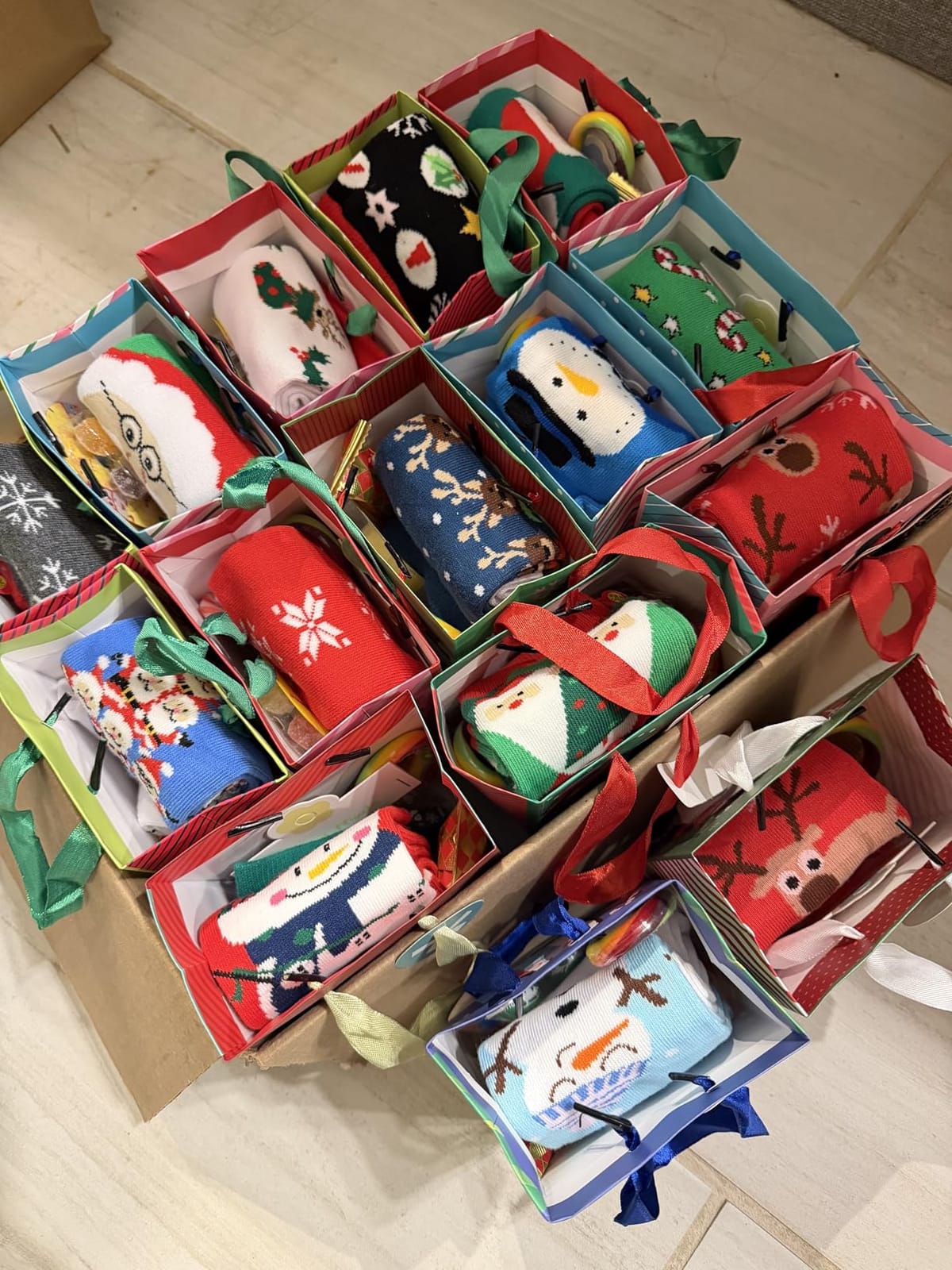 MarJunSep 15 Pairs Women's Christmas Socks Bulk Christmas Gifts Stocking Stuffers for Women Teens Adults Family Coworkers customer photo 1