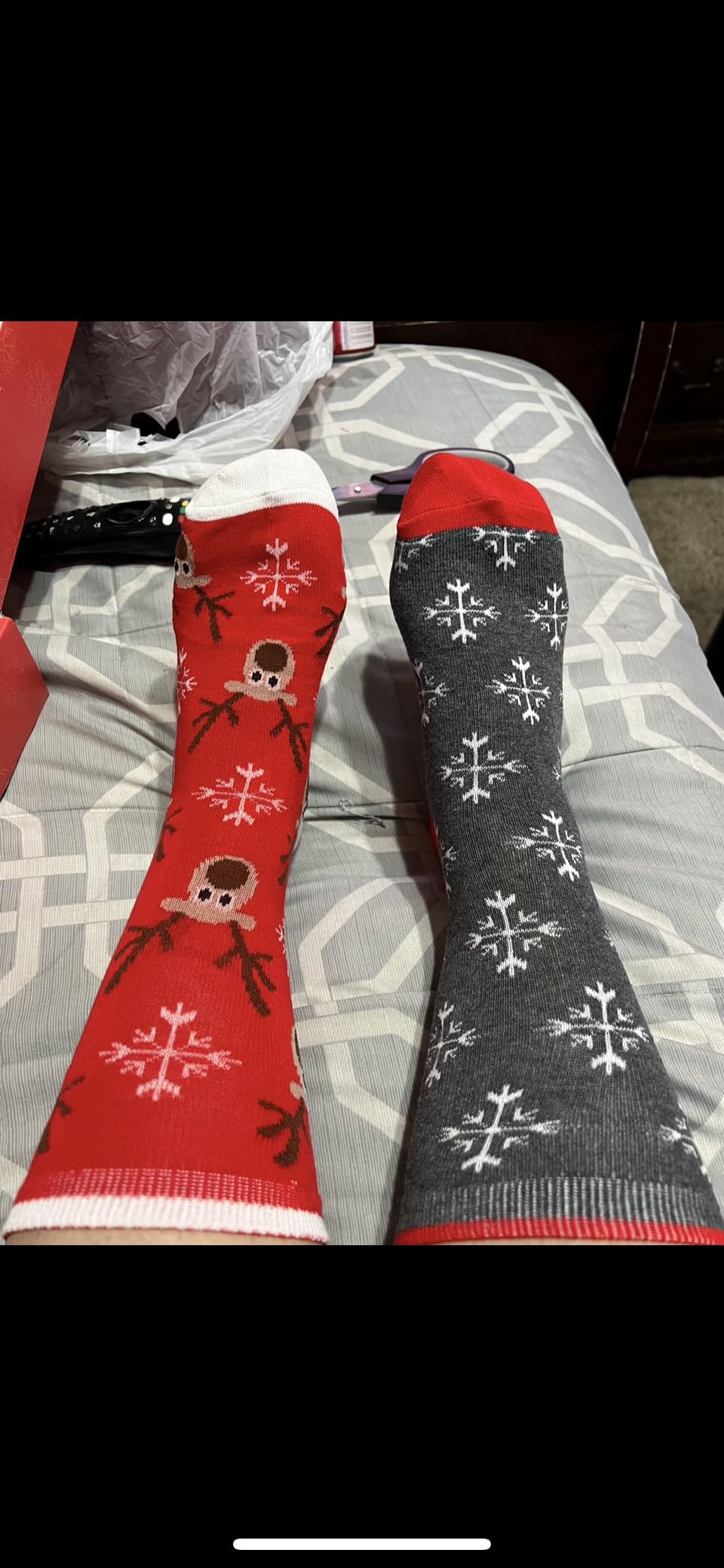 MarJunSep 15 Pairs Women's Christmas Socks Bulk Christmas Gifts Stocking Stuffers for Women Teens Adults Family Coworkers customer photo 2