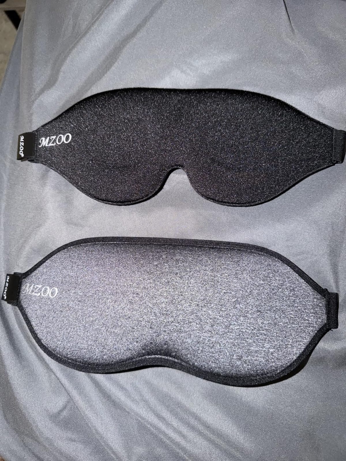 MZOO Luxury Sleep Mask for Women Men Patented Light Blocking Design customer photo 2