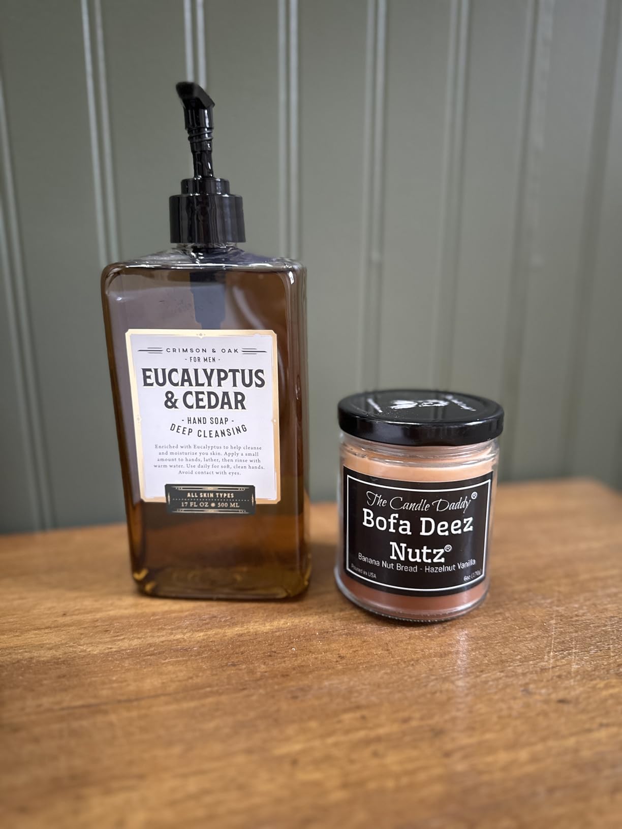 Bofa Deez Nutz- Funny- Banana Nut Bread n Hazelnut Vanilla- Scented Candle- Double Pour- 6 Ounce- 40 Hour Burn Time customer photo 1