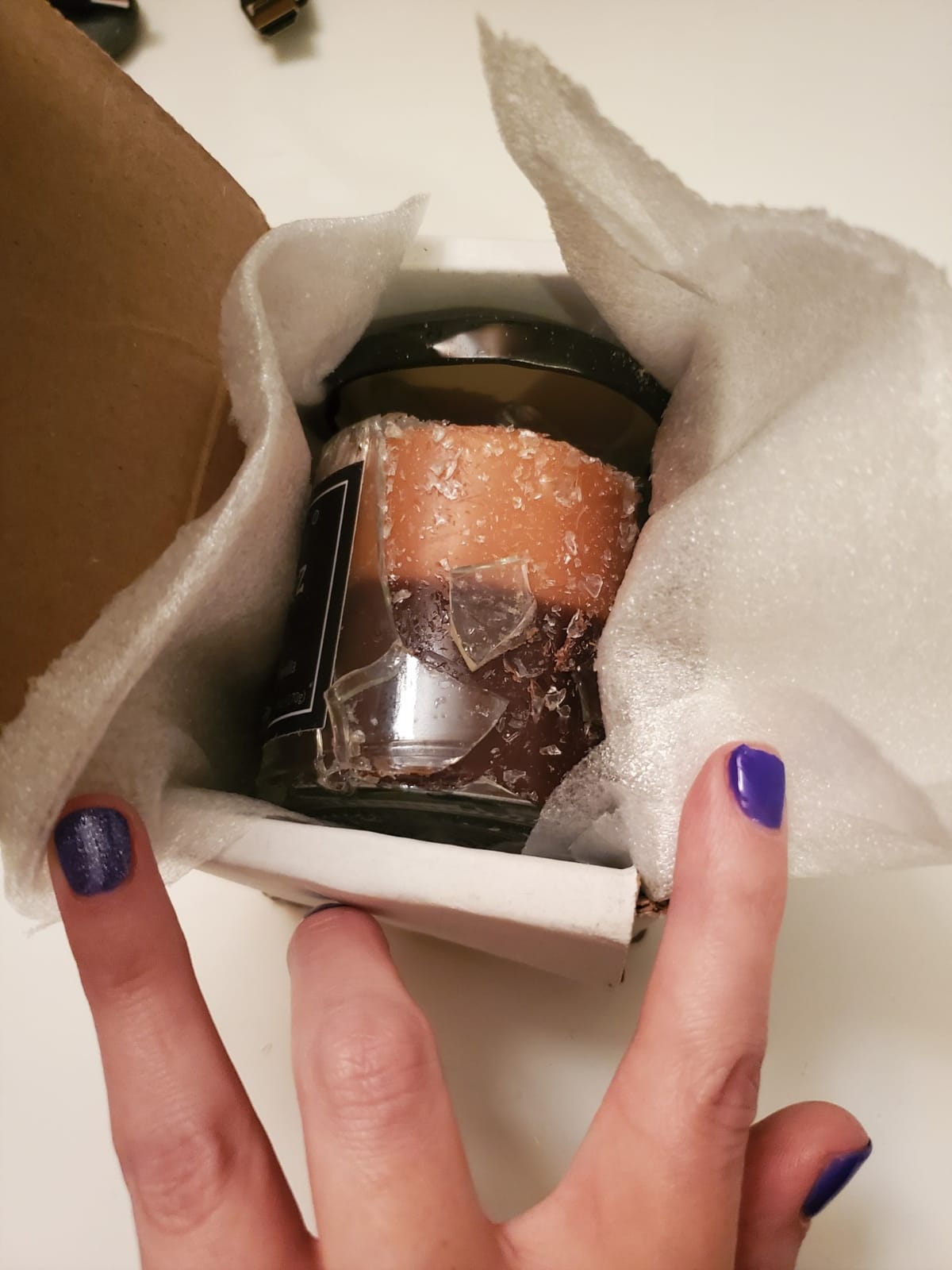 Bofa Deez Nutz- Funny- Banana Nut Bread n Hazelnut Vanilla- Scented Candle- Double Pour- 6 Ounce- 40 Hour Burn Time customer photo 2