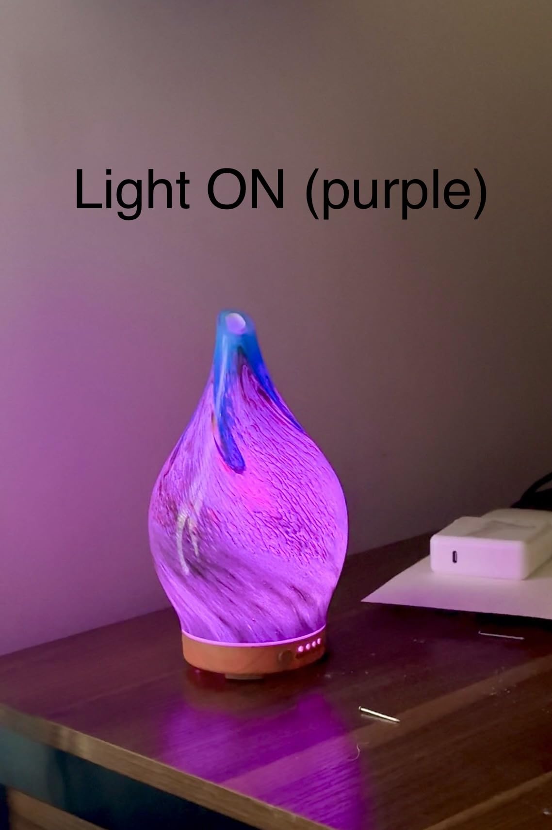 Porseme Essential Oil Diffuser 150ml Handmade Glass Diffuser 6H Runtime customer photo 2
