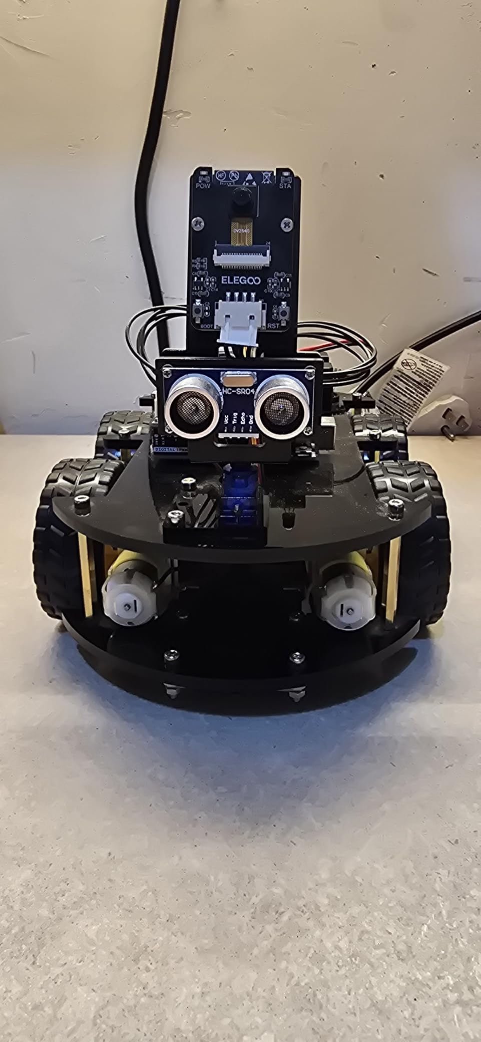 ELEGOO UNO R3 Smart Robot Car Kit V4 with Camera, Compatible with Arduino customer photo 1