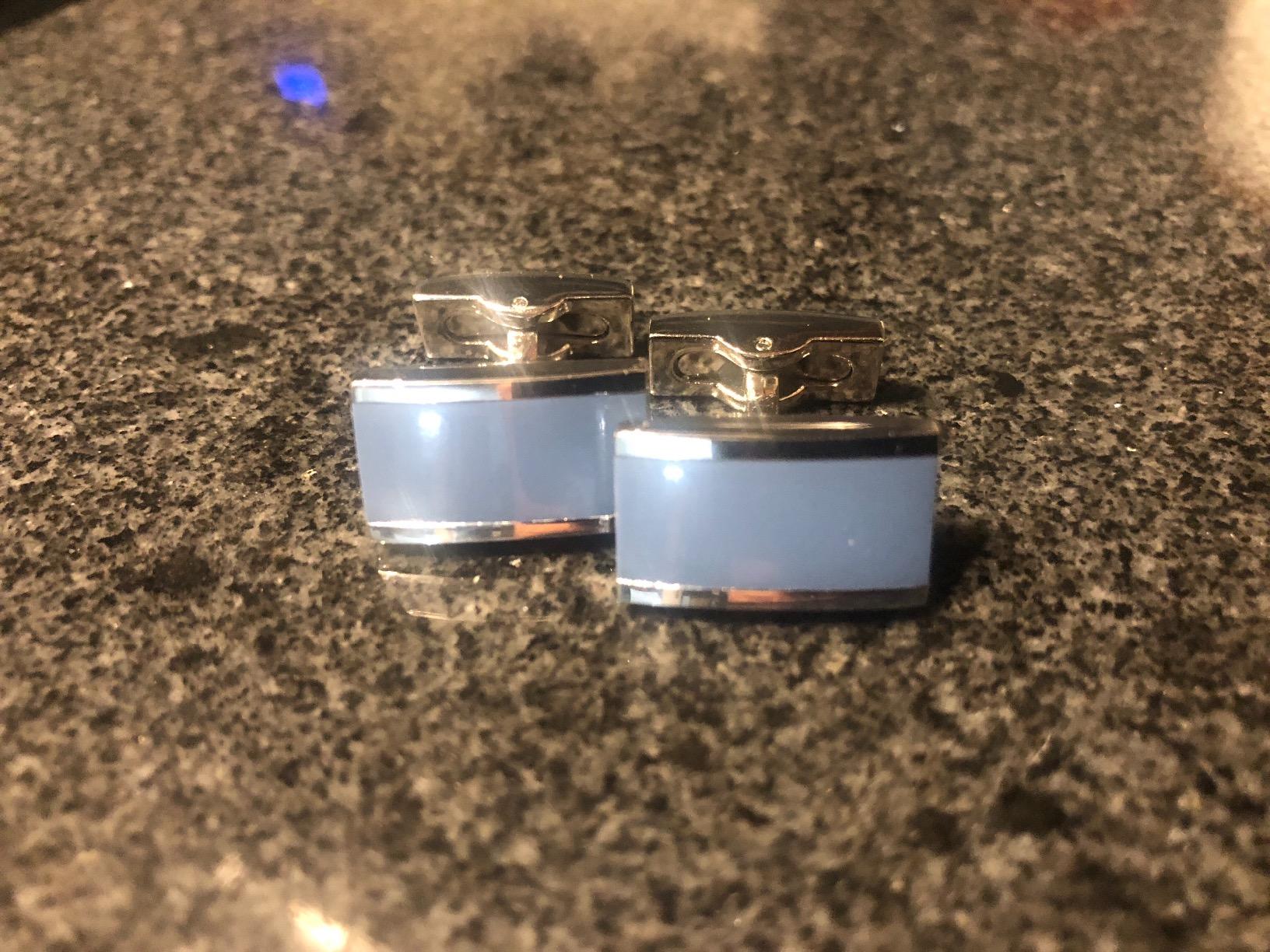 HONEY BEAR Rectangle Cufflinks for Men Wedding Business customer photo 1