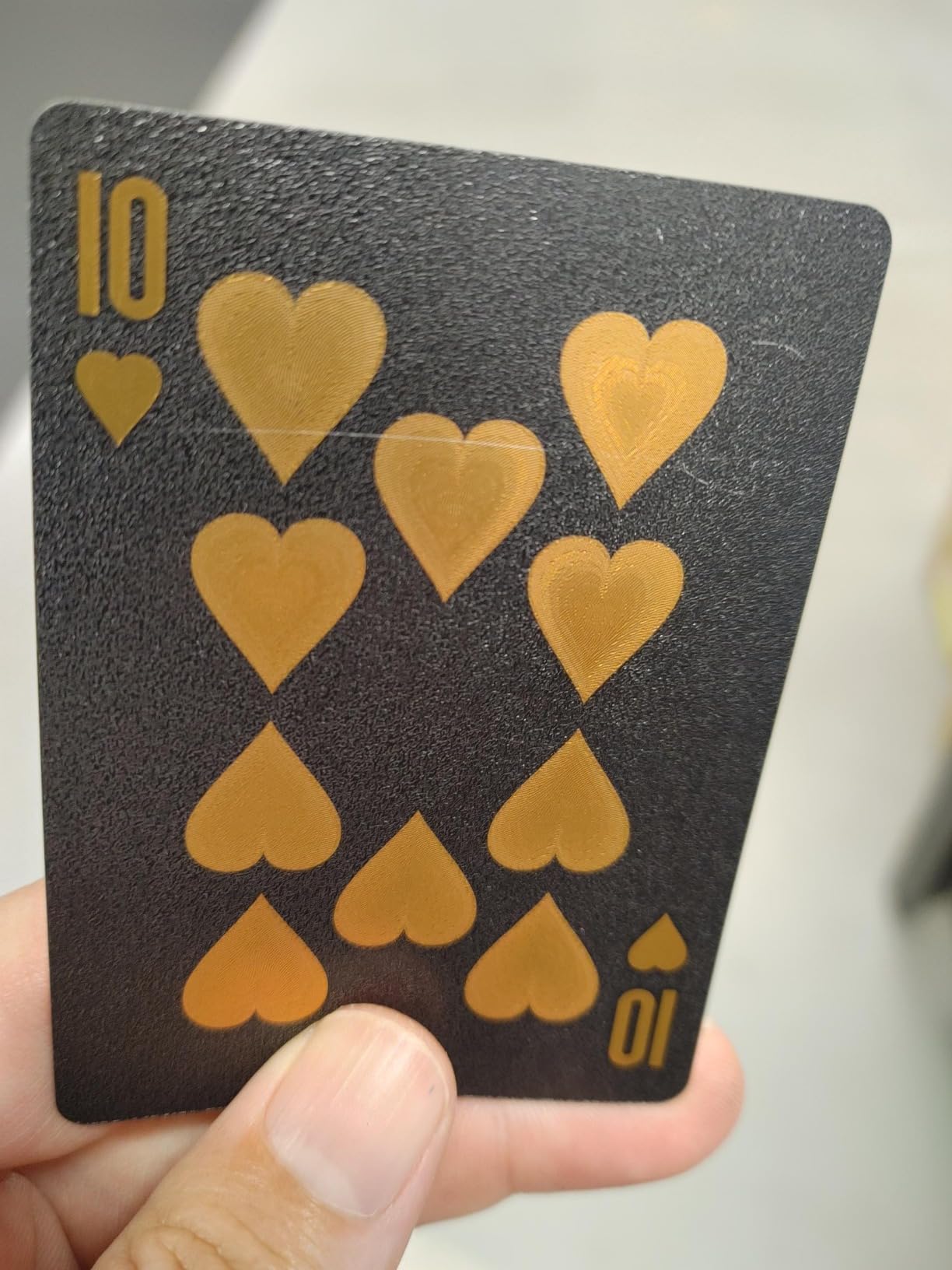 BIERDORF Waterproof Playing Cards, Deck of Cards, Poker Size (Black) customer photo 1