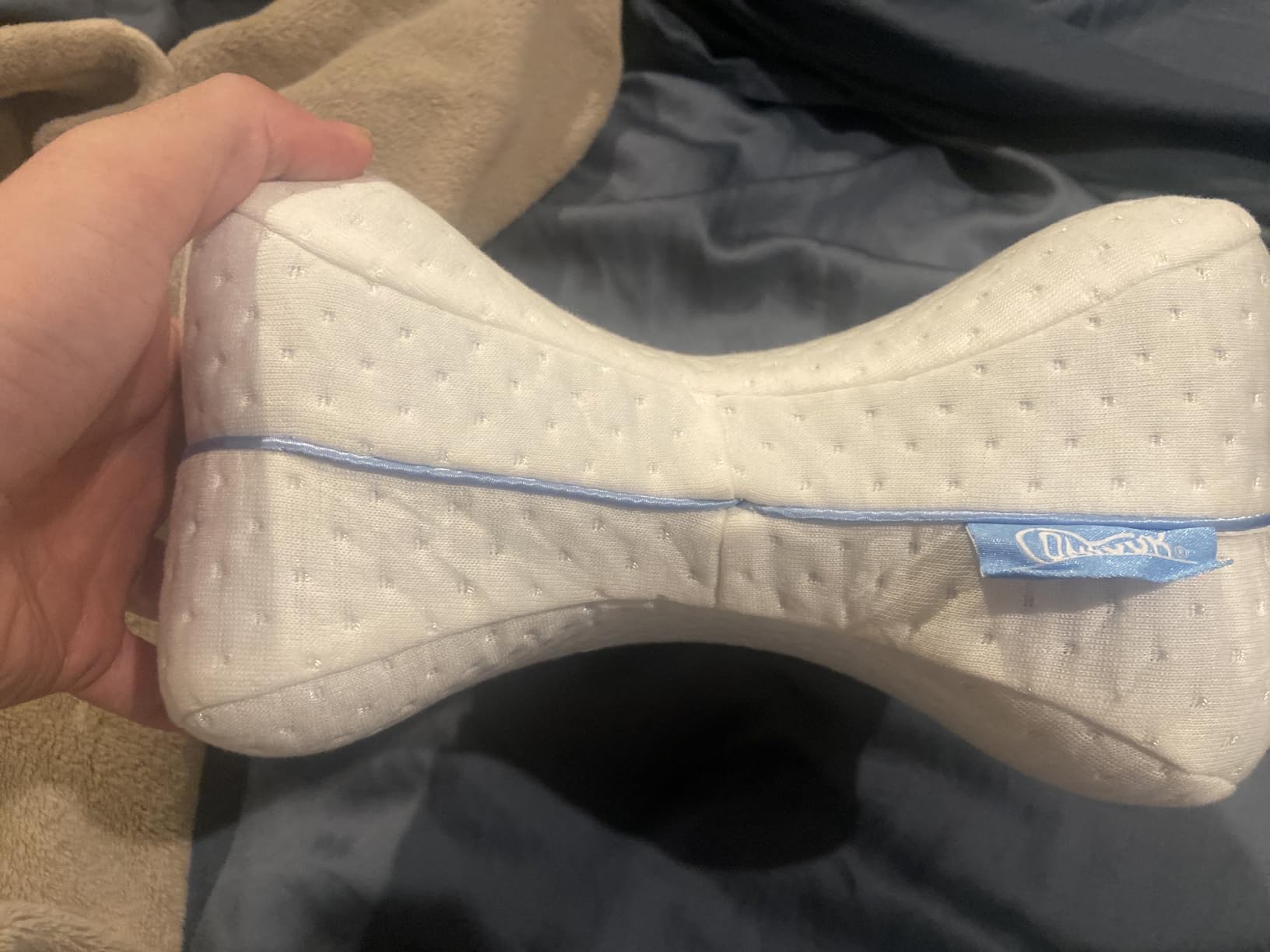 Contour Legacy Leg & Knee Foam Support Pillow for Side Sleepers Soothing Relief for Back, Hips, Knees, Joints, Nerves & Muscles customer photo 1