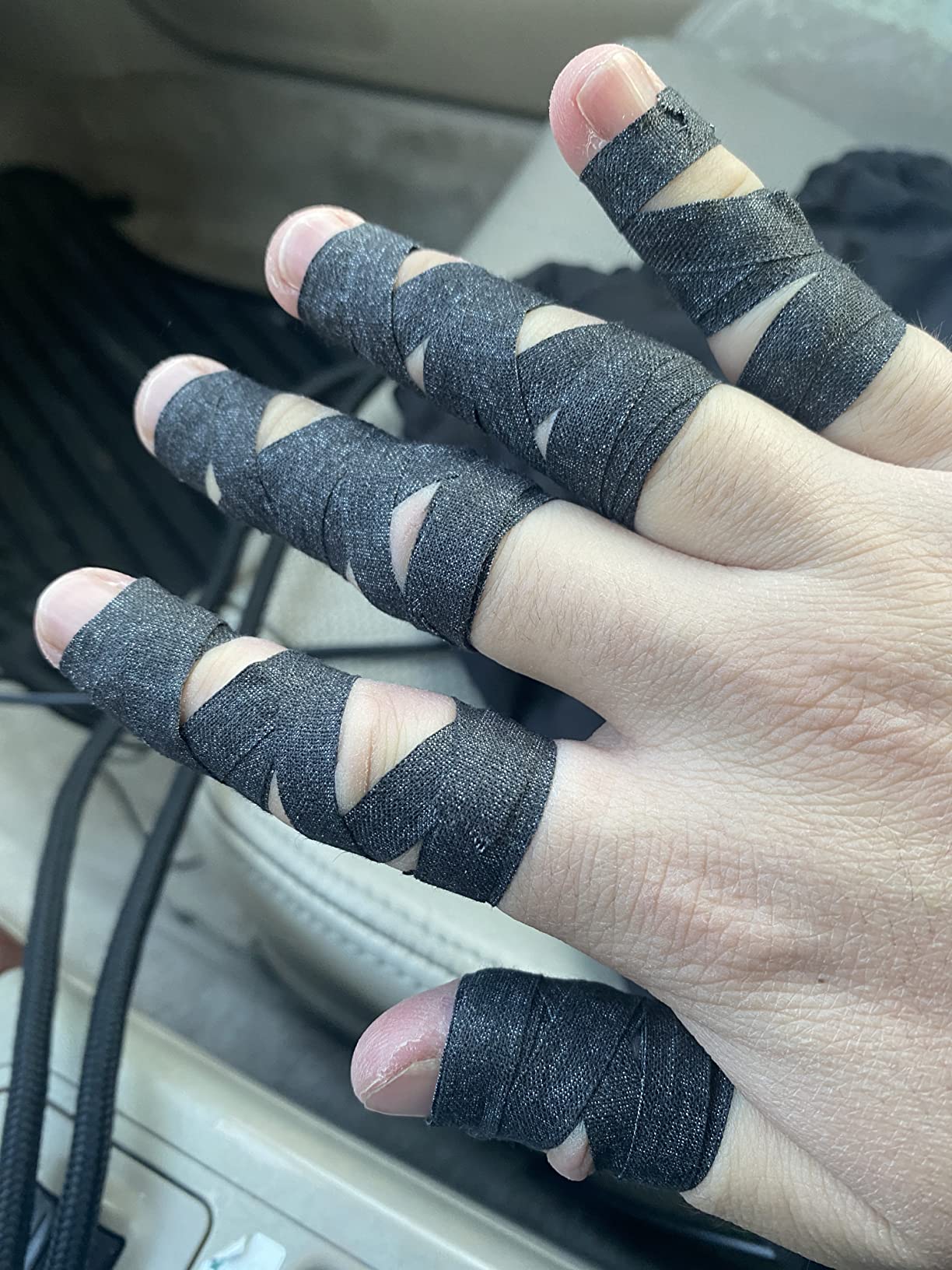 Hampton Adams Pro Finger Tape, Non Slip Grip for BJJ & Climbing customer photo 2