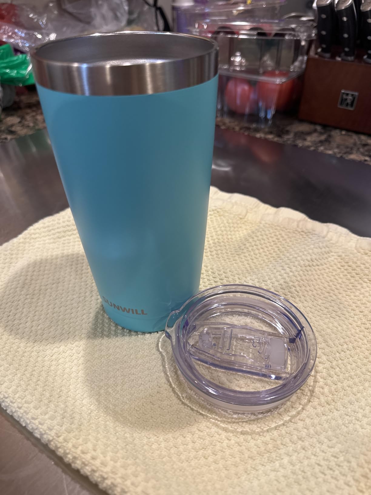 SUNWILL Coffee Tumbler, 20 oz Insulated Travel Mug Stainless Steel customer photo 2