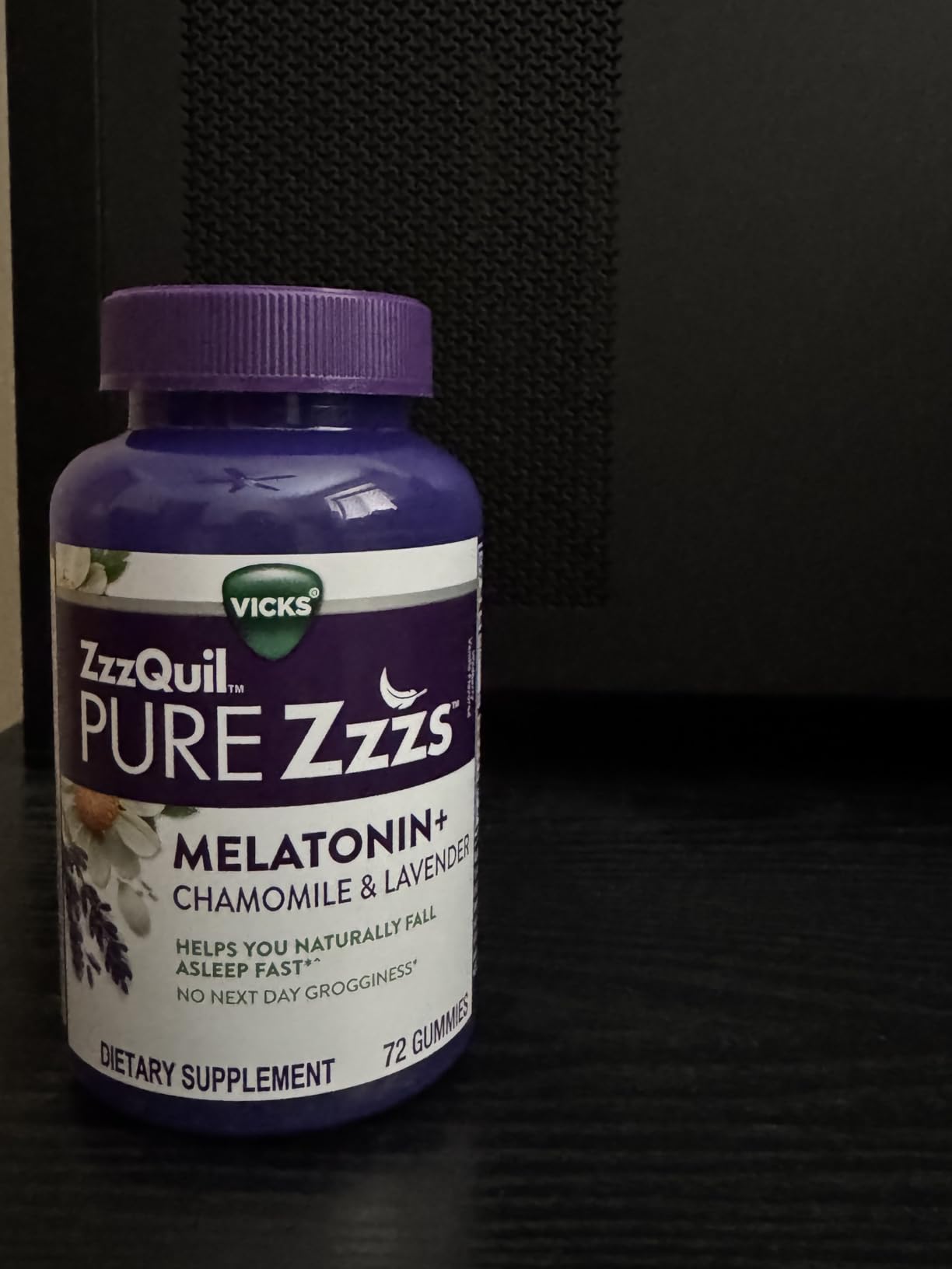 ZzzQuil, Pure Zzzs Melatonin Gummies, Sleep Aid, Melatonin 2mg, with Chamomile and Lavender, Melatonin Sleep Gummies, Sleep Aids for Adults, Wildberry Vanilla Flavored, 72 Sleep Gummies customer photo 2