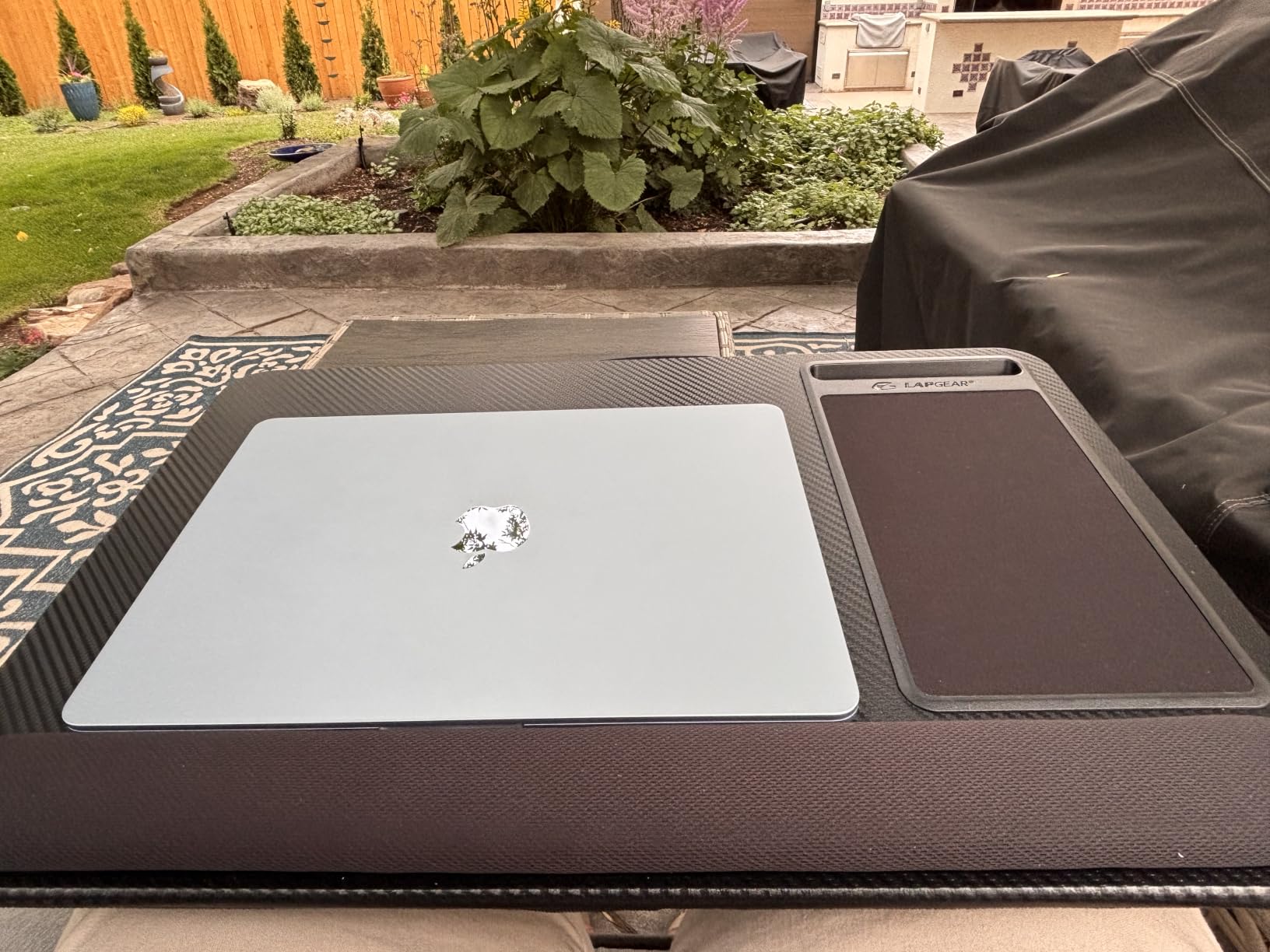 LAPGEAR Home Office Pro Lap Desk - Black Carbon, Fits 15.6” Laptops customer photo 2