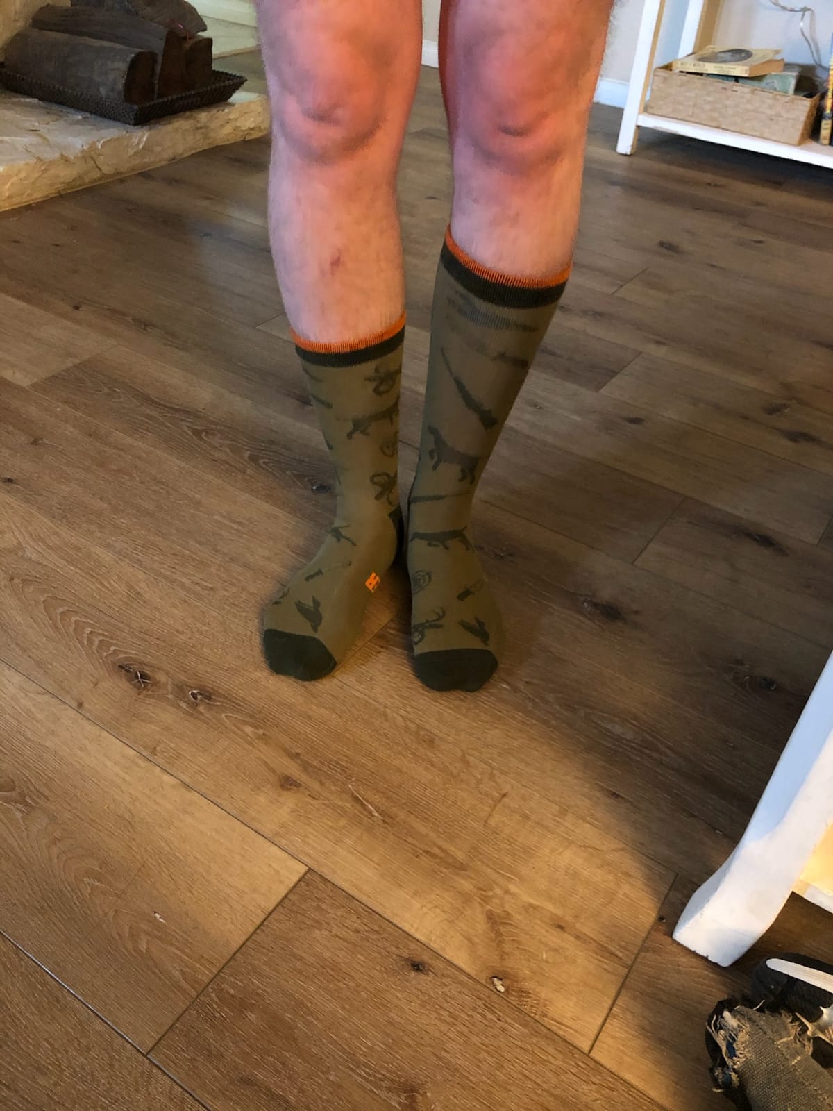Lavley Fishing & Hunting Socks Funny Gift for Outdoor Hunters & Fishermen customer photo 2