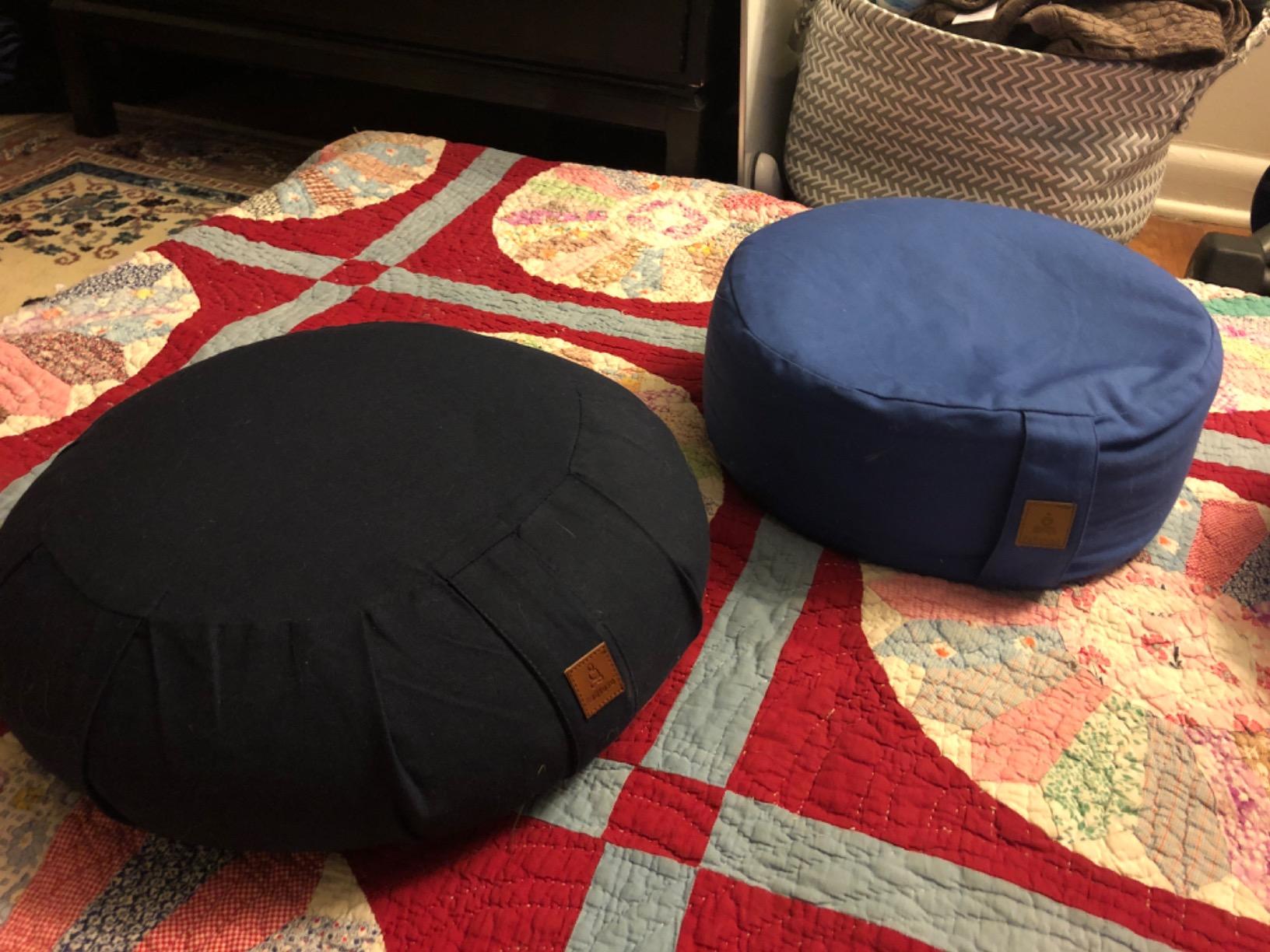 Zafu Buckwheat Meditation Cushion,D=13