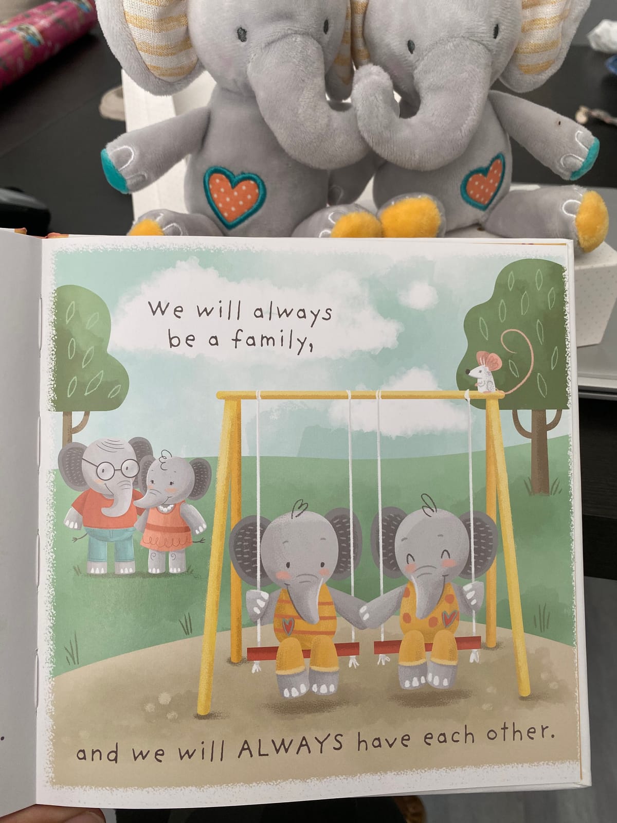 Tickle & Main Baby Gift Set for Twins Newborn & Infant - 3-Piece, Multicolor - Rhyming Baby Book for Twins & 2 Plush Elephant Rattles - Gift for Boys & Girls customer photo 1