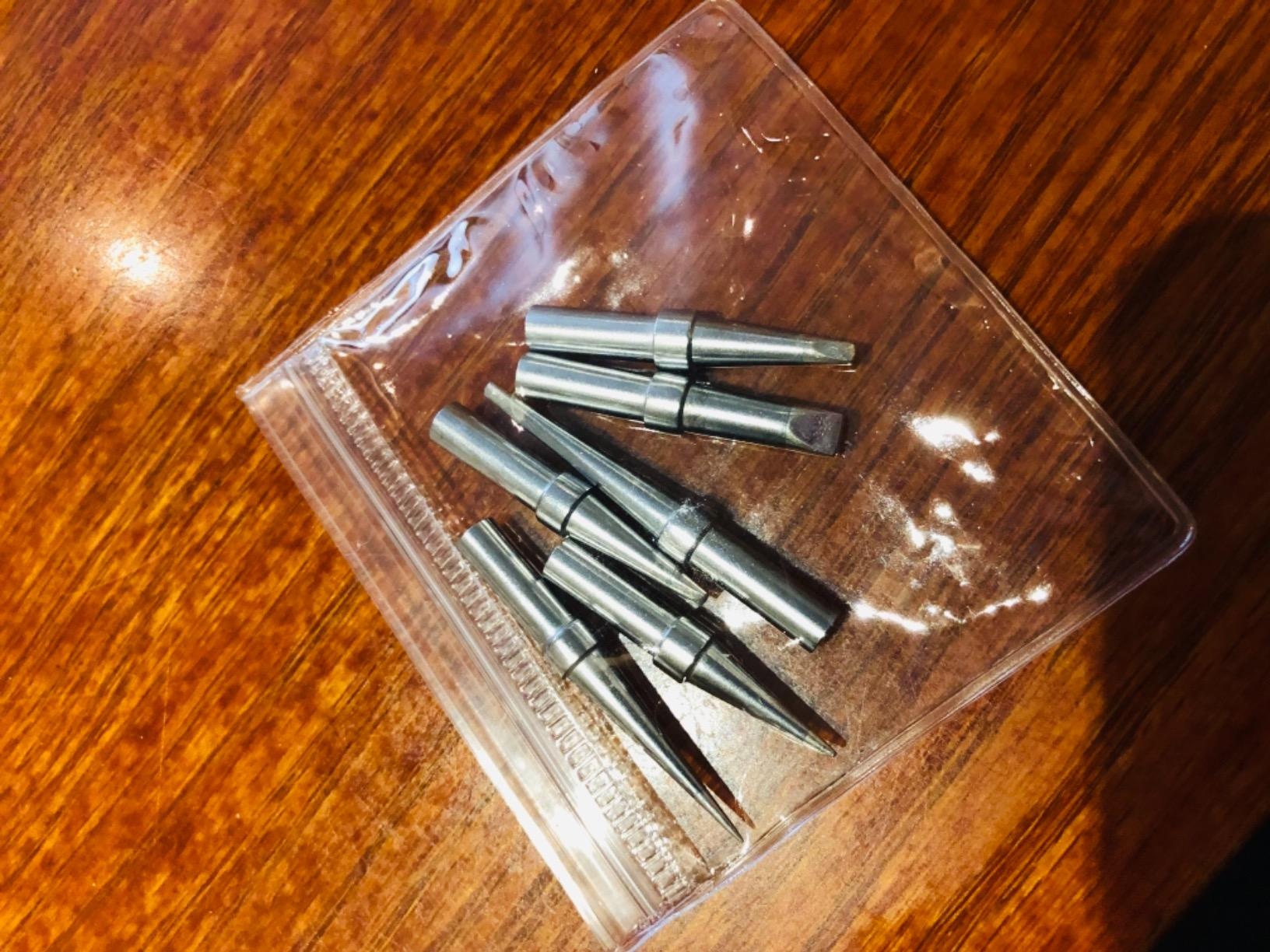 Solder Tips 6pcs for Weller ET Soldering Iron, Replacement Tips for WES51/50,WESD51,PES51 / 50,WE1010NA WCC100 LR21 ET Tip Series (6PCS-01) customer photo 1