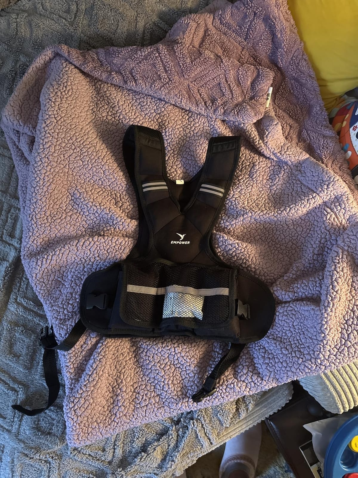 EMPOWER Weighted Vest for Women with Reflective Strips – Fixed 8lbs, Adjustable 4-10lbs (4 in1) or Adjustable10-16lbs (4 in 1), Strengthen Muscles, Boost Bone Health, and Burn More Calories for Workout - Rucking Vest customer photo 1