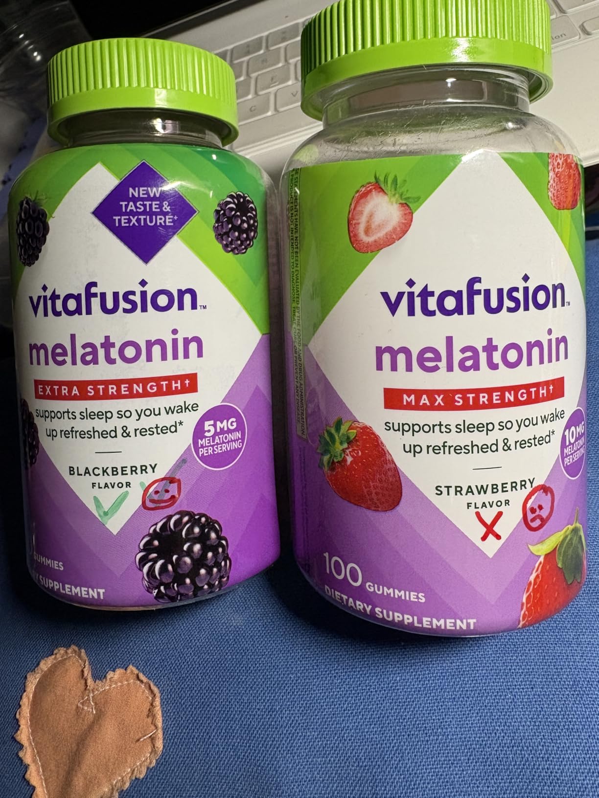 Vitafusion Melatonin Gummies 10mg Per 2 Gummies | 100 Count customer photo 1