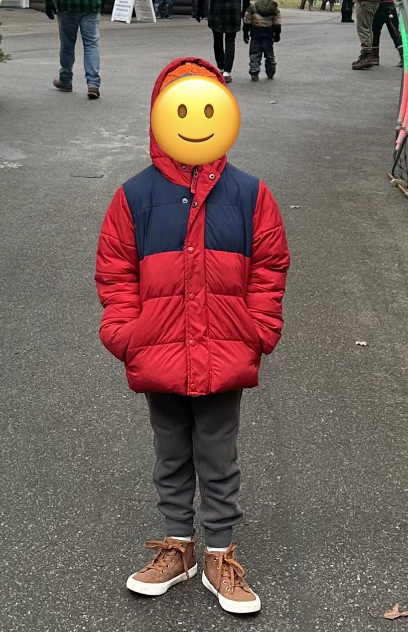 Amazon Essentials Babies, Toddlers, and Boys' Heavyweight Hooded Puffer Jacket customer photo 2