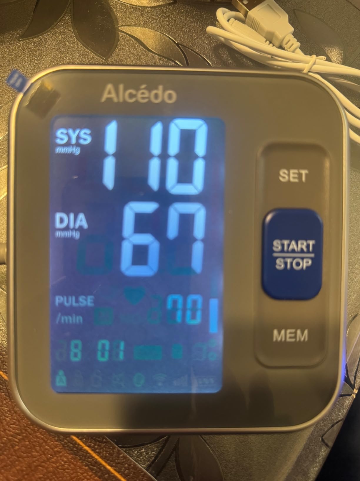 Alcedo Blood Pressure Monitor for Home Use, Upper Arm Cuff BP Machine customer photo 2