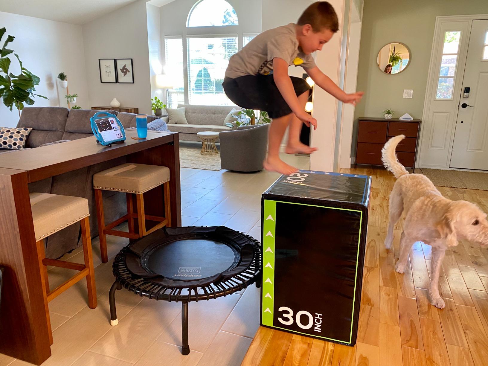 BalanceFrom 3-in-1 Foam Plyometric Jump Box for Home Gym, Multiple Heights. customer photo 2