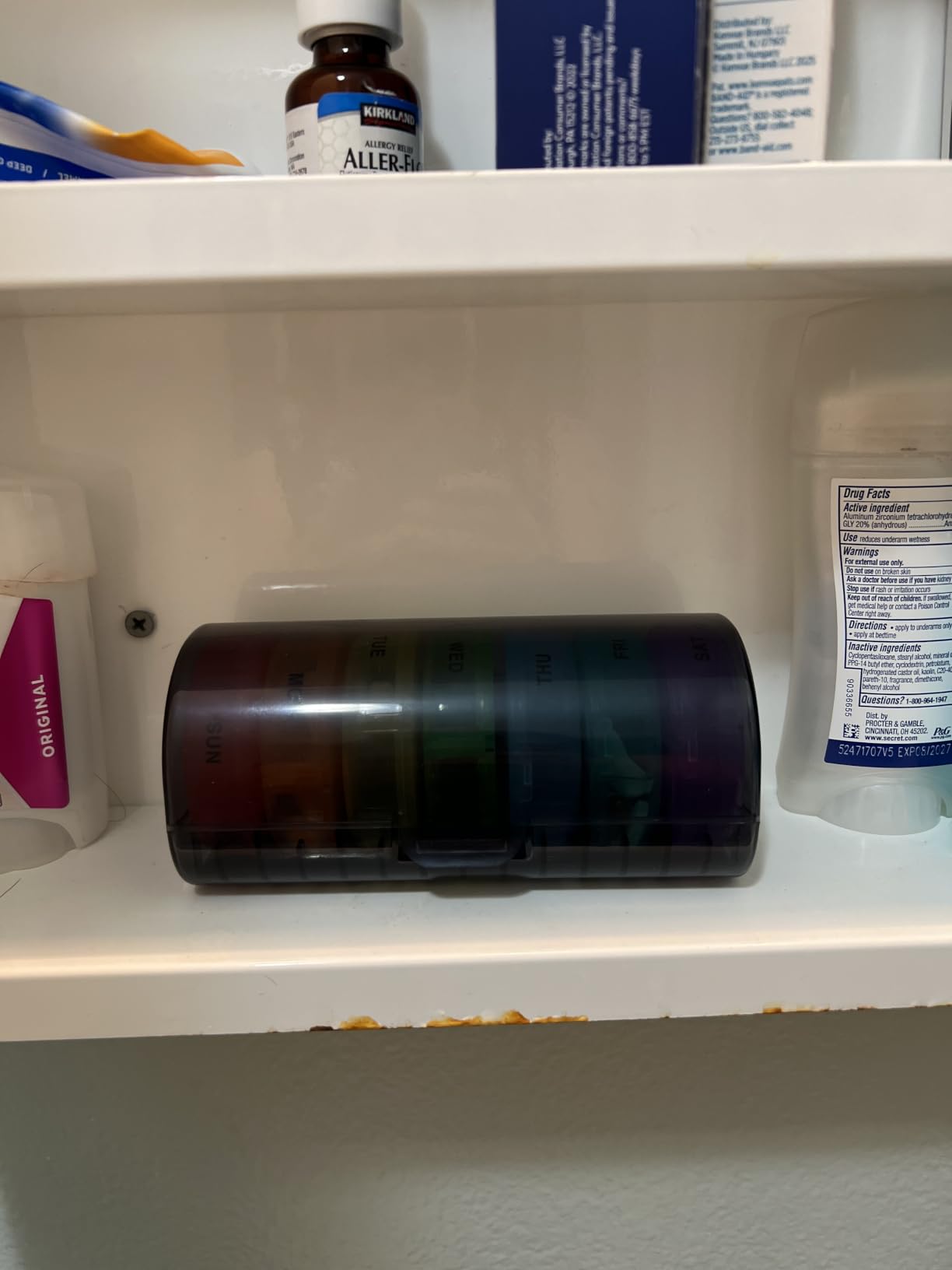 Sukuos Large Weekly Pill Organizer 2 Times a Day, Daily Pill Box 7 Day Easy to Open with Double Protection, AM PM Pill Case for Medicine/Vitamin/Fish Oil/Supplements customer photo 1