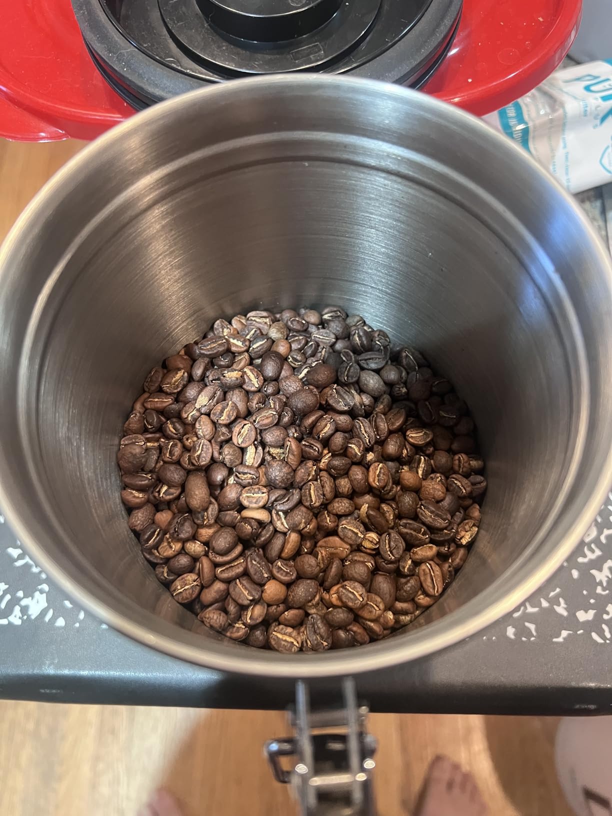 JIAWANSHUN Electric Coffee Bean Roaster Machine for Home Use,1.1lb Capacity customer photo 1