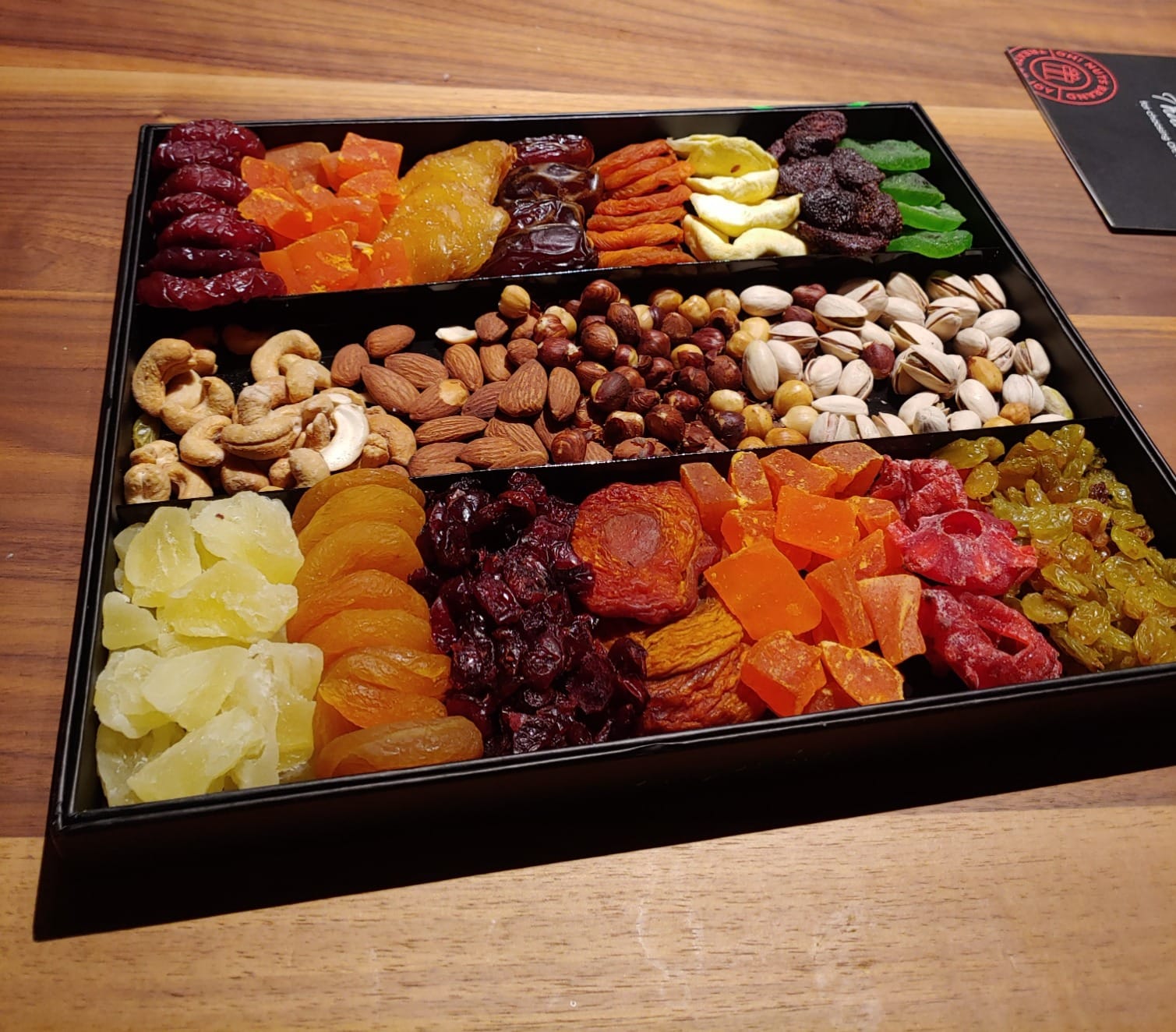 Oh! Nuts Dried Fruit and Nut Gift Basket - XL 18 Variety Gourmet Assorted Fruits and Nuts Gift Baskets - Holiday Gift Box - Food Snack Box for Birthday, Corporate - Gift for Men, Women customer photo 2