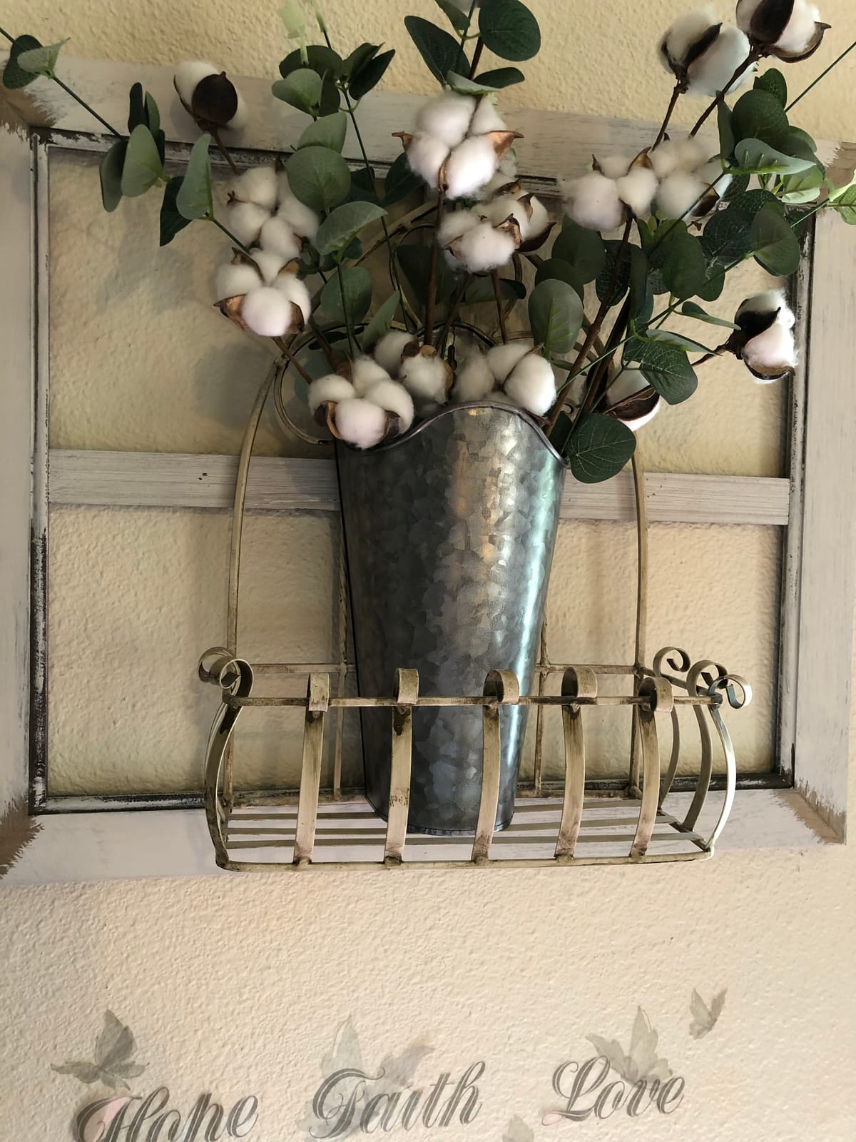 Mkono Metal Wall Planter, Hanging Vase for Flowers Plants, Set of 2, Silver customer photo 2