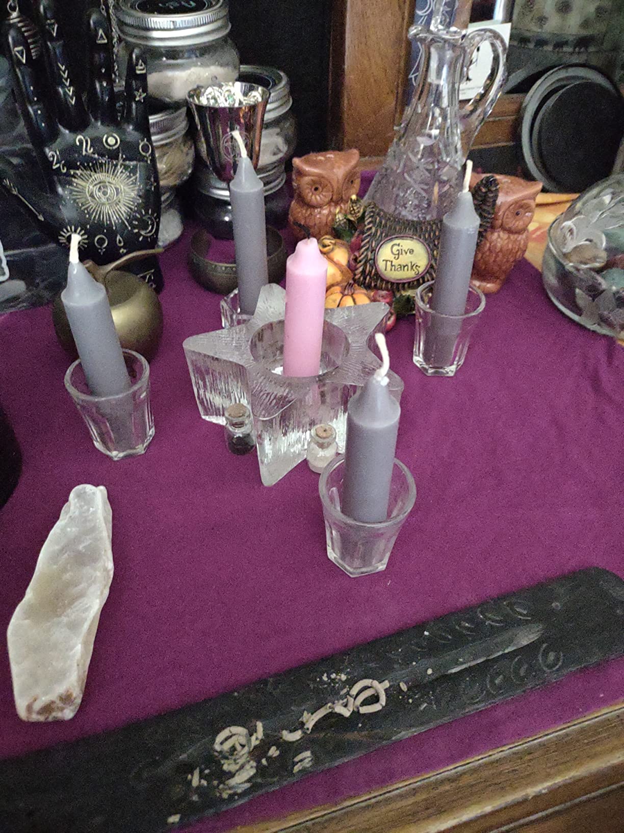 Box of 48 Colored Candles | 4 inches Tall & 3/4 inch Diameter | Witchcraft Supplies for Your Personal Wiccan Altar, Spells, Charms & Intentions | Witchy Room Decor | Taper Candlesticks customer photo 2