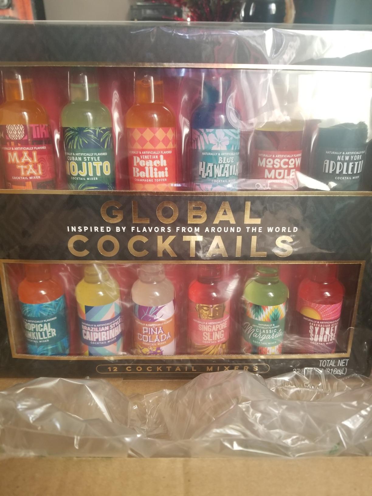 Global Cocktail Mixer Gift Set, Gourmet Drink Mix Collection, Set of 12 customer photo 2