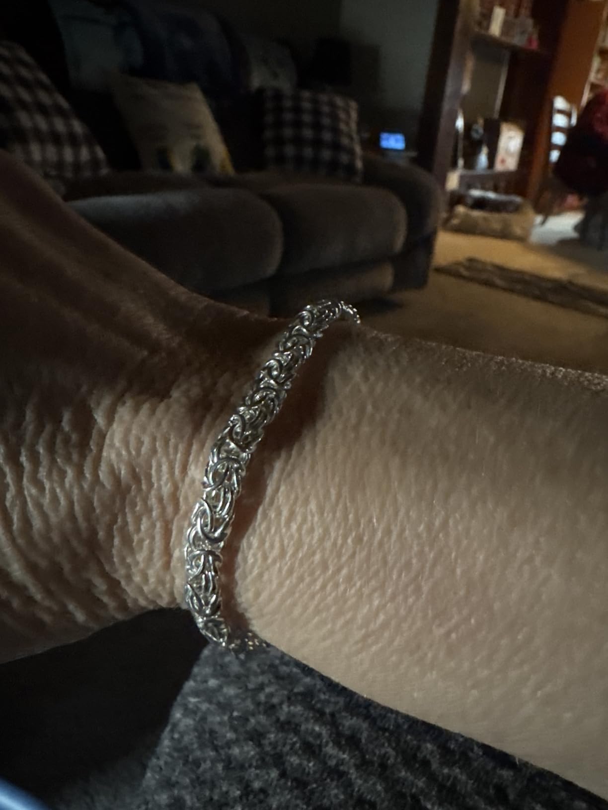 Miabella Italian 925 Sterling Silver Byzantine Bracelet for Women | Fine Jewelry, Handmade in Italy customer photo 1