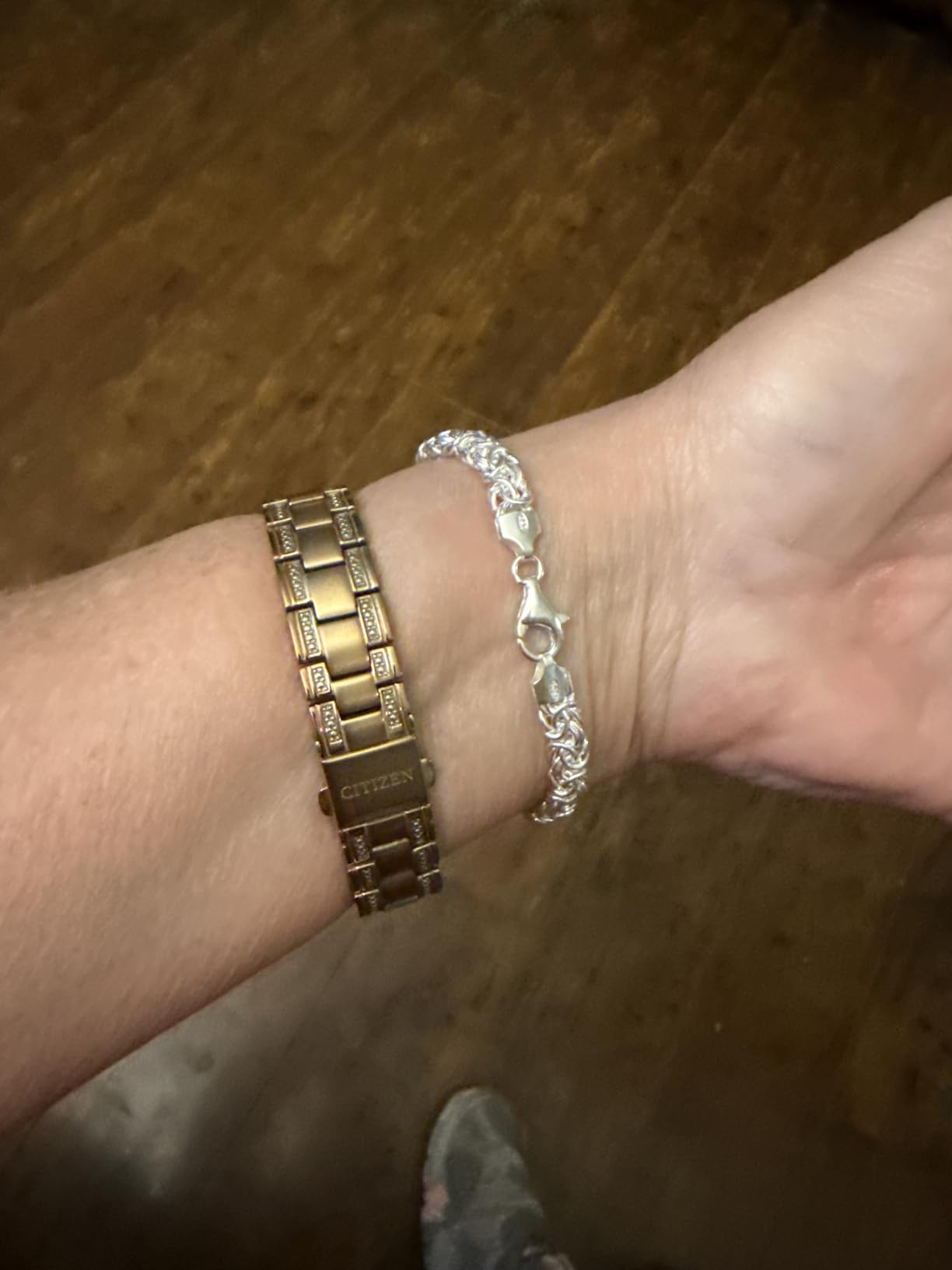 Miabella Italian 925 Sterling Silver Byzantine Bracelet for Women | Fine Jewelry, Handmade in Italy customer photo 2