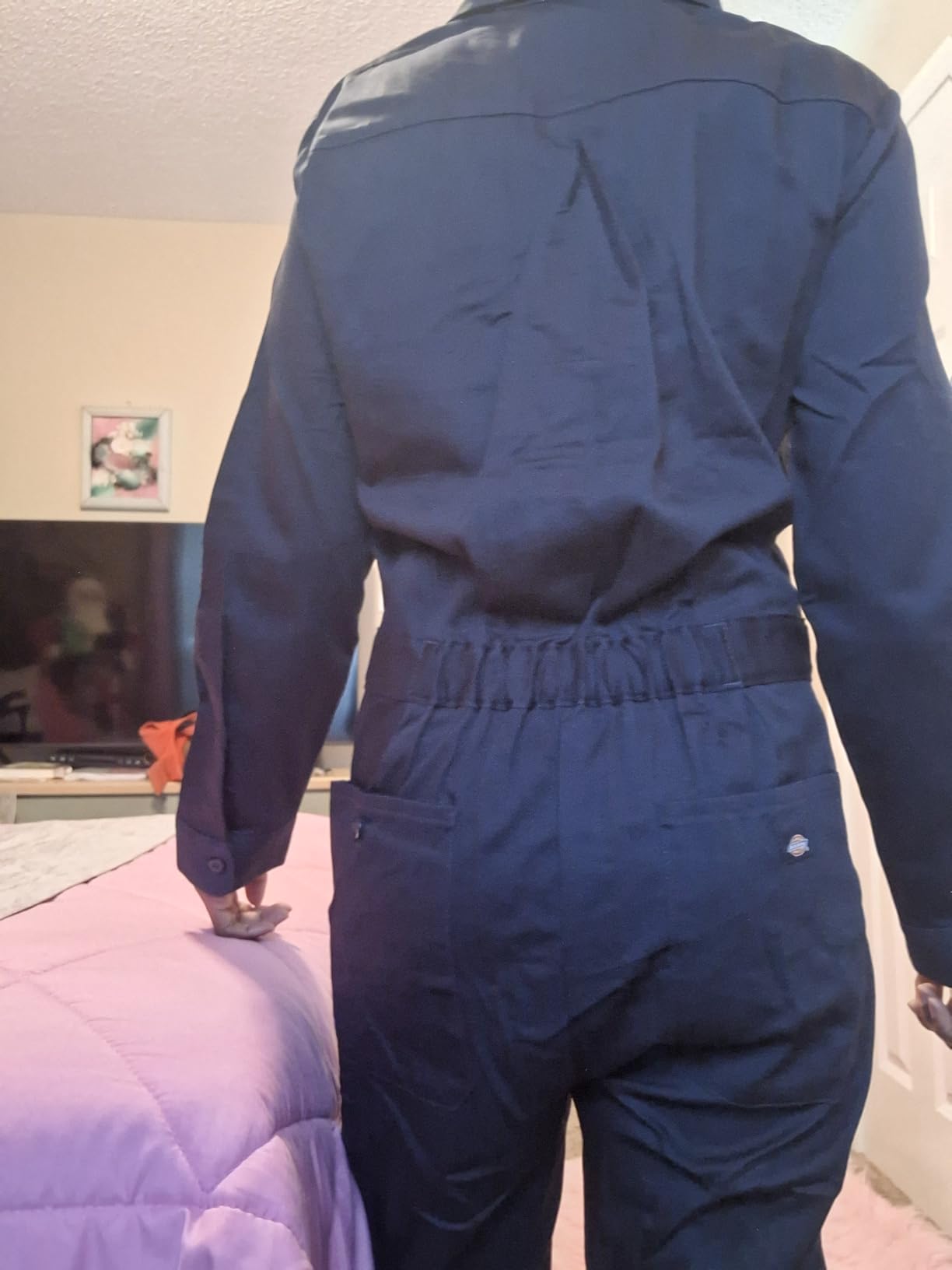 Dickies Women's Long Sleeve Cotton Twill Coverall customer photo 2